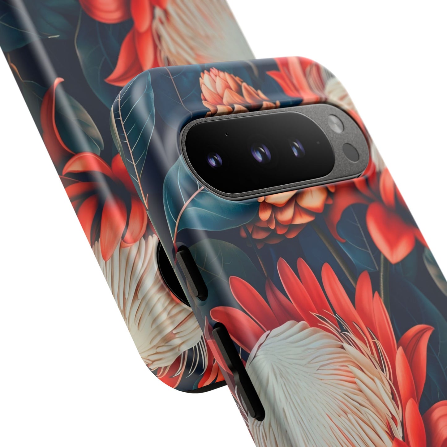 Floral Phone Case for Tough Love, Durable Cover, Unique Gift for Nature Lovers, Birthday, Mother's Day, Floral Design