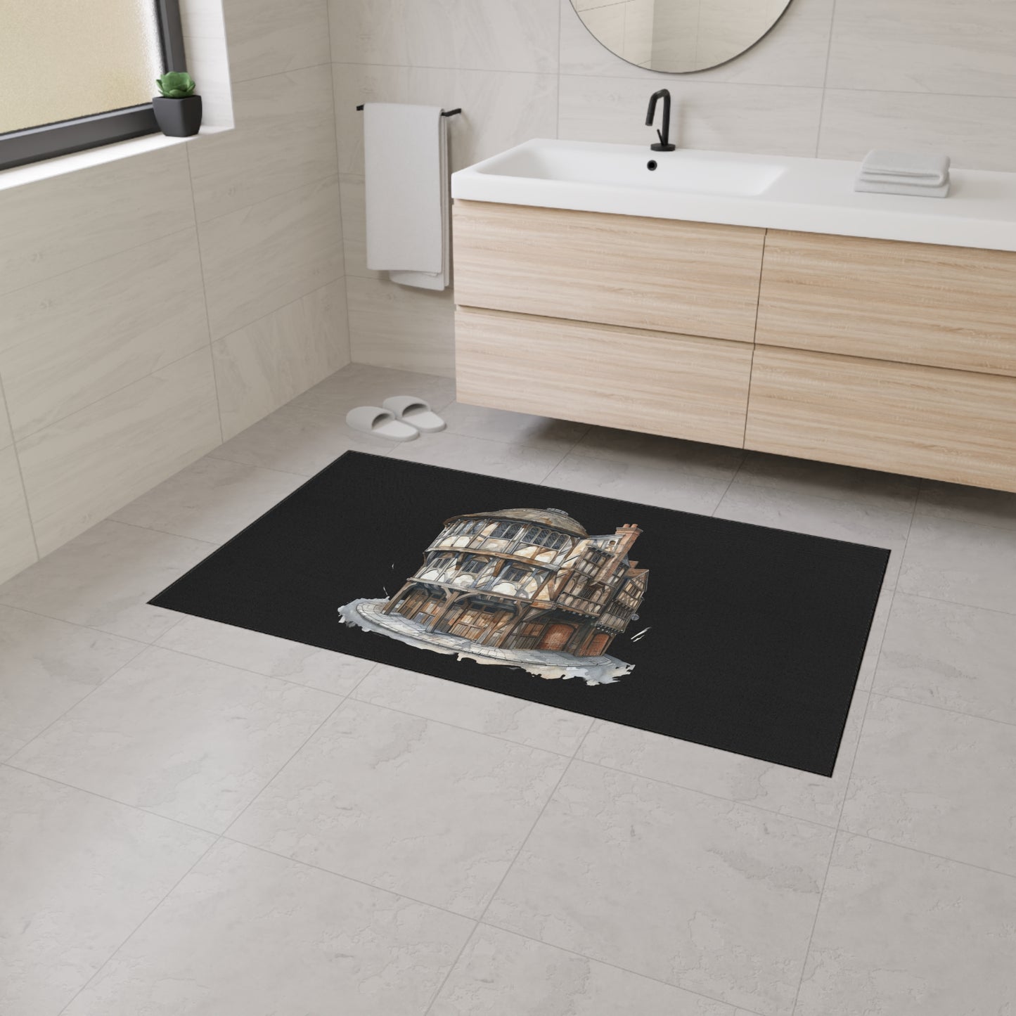 Artistic Heavy Duty Floor Mat - Stylish Entrance Rug, Durable Doormat, Unique Home Decor, Ideal for Entryways, Gifts for New Homeowners