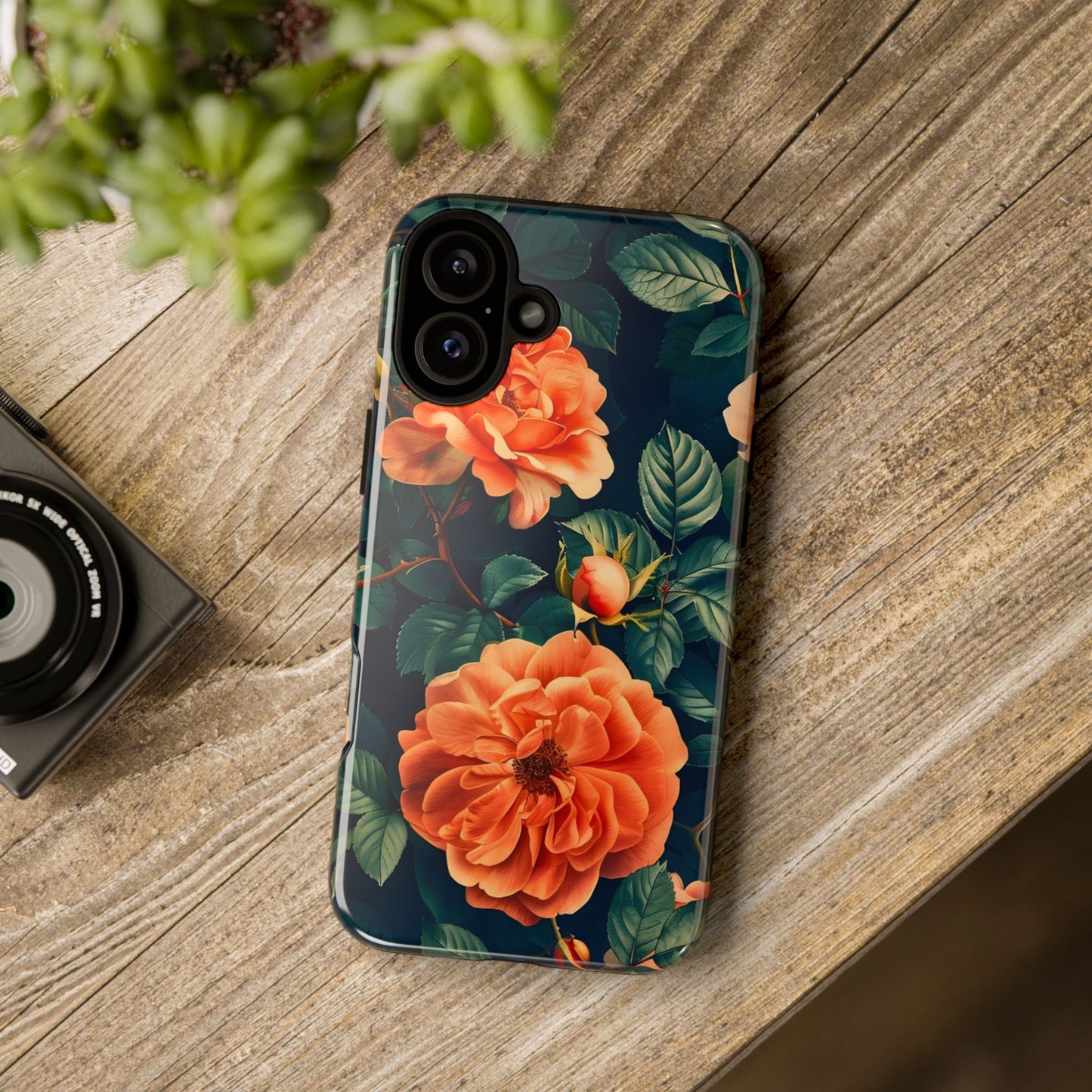 Floral Phone Case, Tough Cases for Nature Lovers, Botanical Design, Phone Protection, Gift for Her, Trending Floral Accessories