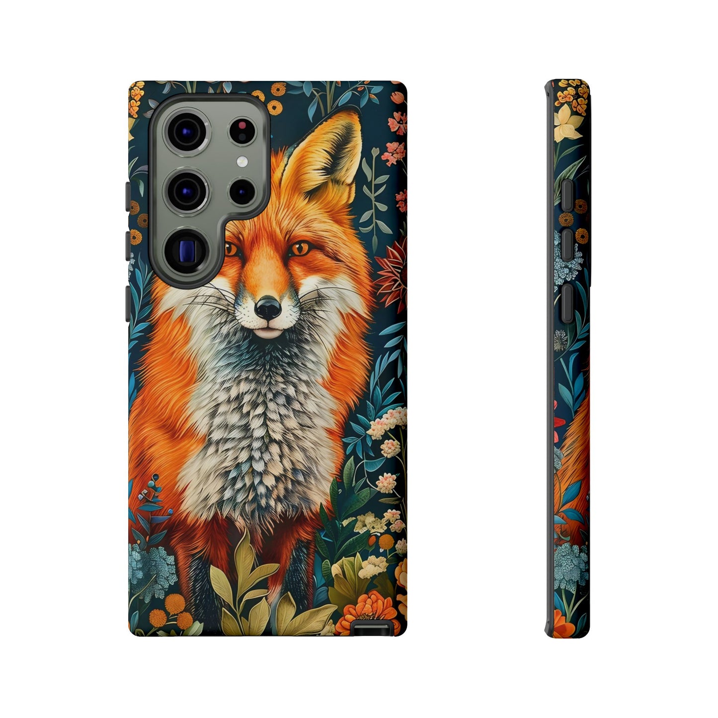 Vibrant Fox Phone Case, Tough Phone Cover, Unique Wildlife Accessory, Gift for Animal Lovers, Nature-Inspired Design