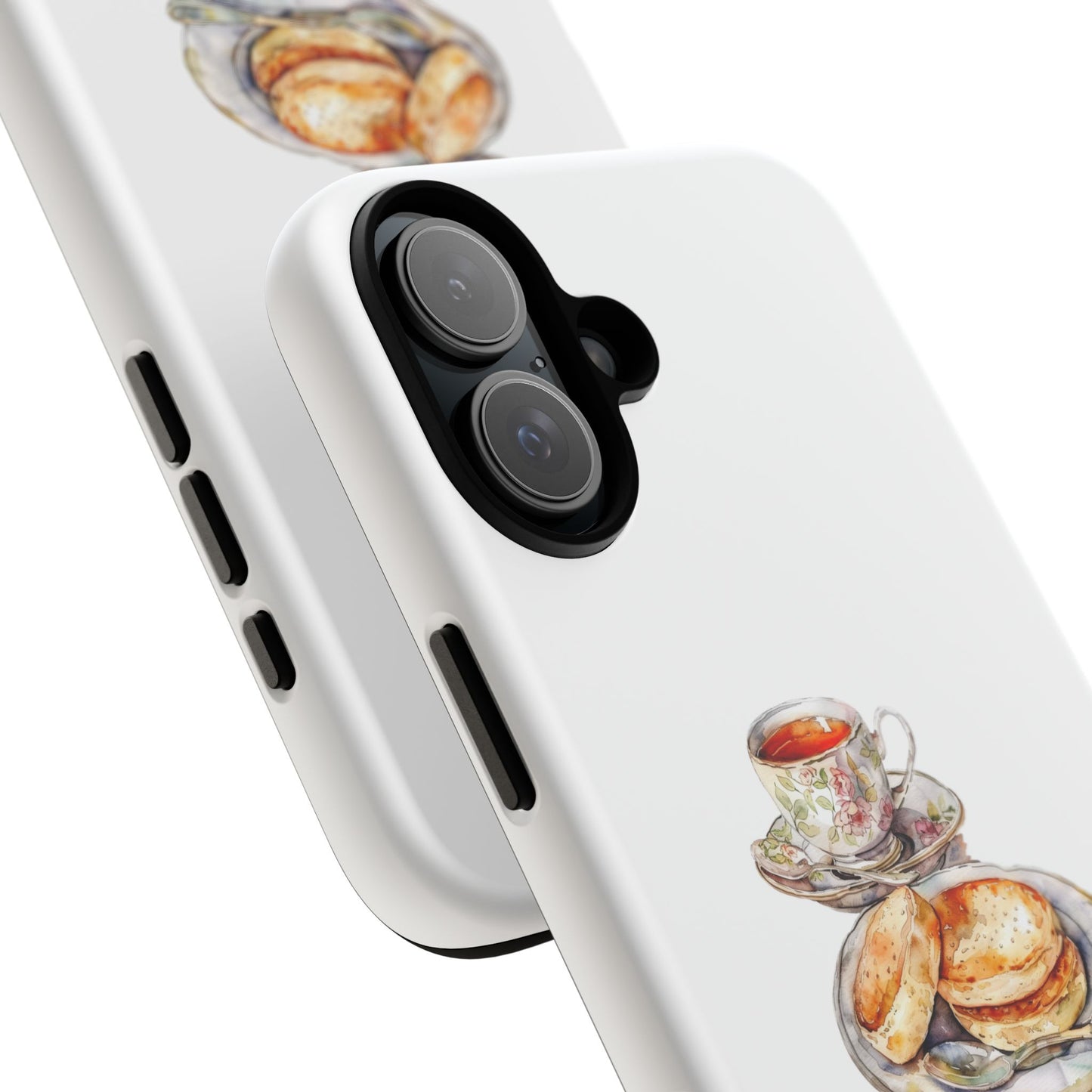 Elegant Tea & Cookies Phone Case - Tough Cases for Tea Lovers