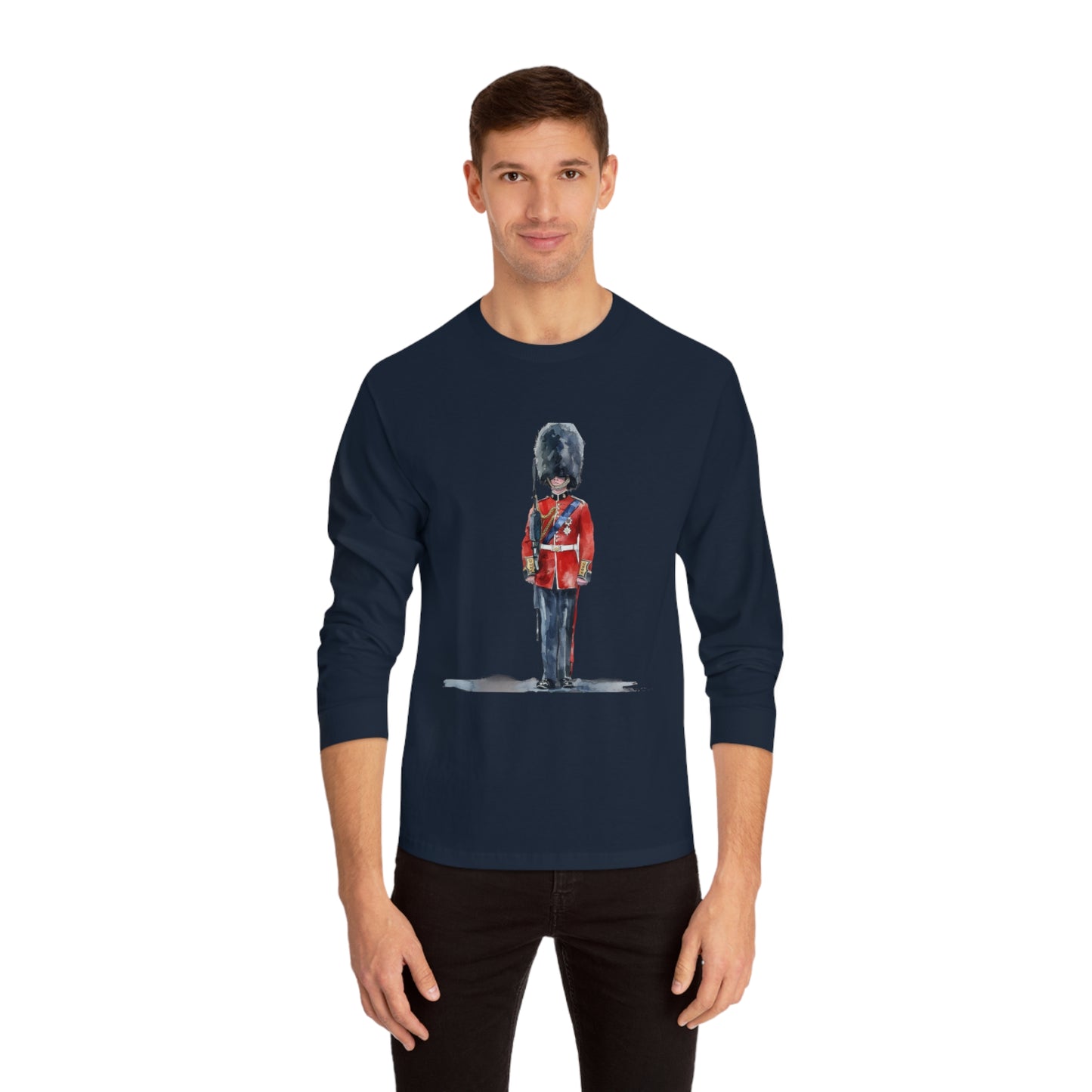 Unisex Classic Long Sleeve T-Shirt - Red Jacket - Bodmin Keep: Cornwall's Army Museum