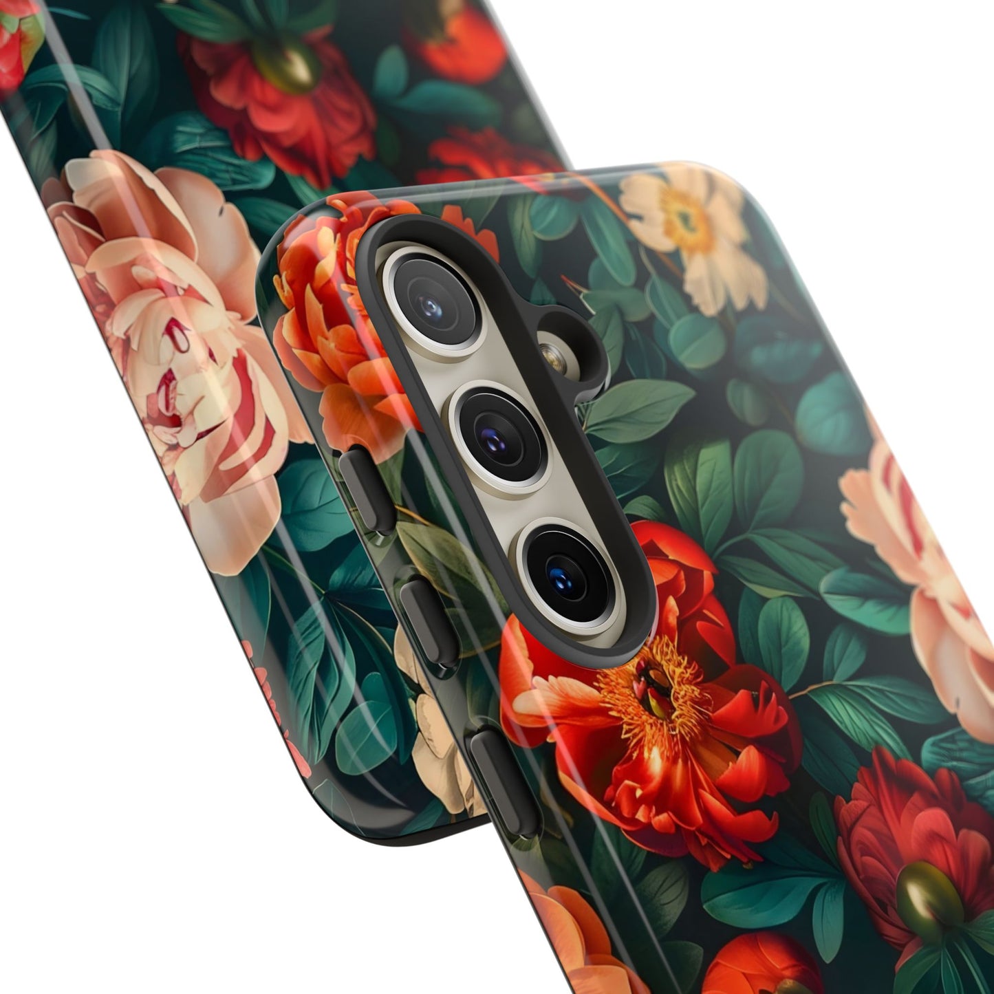 Floral Phone Case - Tough Cases, Vibrant Protection, Gift for Her, Cute Floral Design, Trendy Accessory, Perfect for Spring