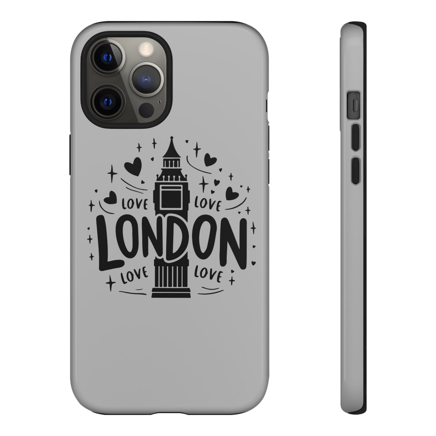 London Love Phone Case, Tough Cases, Stylish Phone Accessories, Unique Gift for Travelers, London Souvenir, Love Design