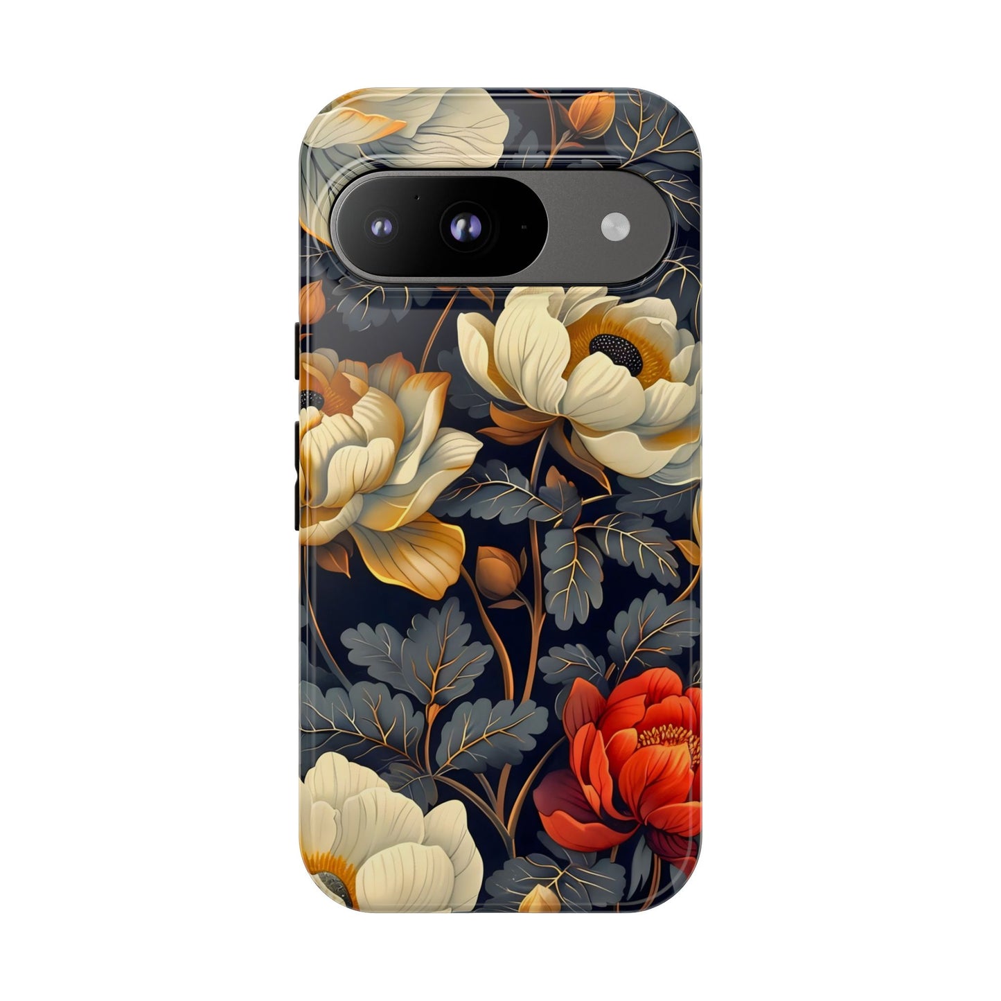 Floral Phone Case - Tough Cases, Stylish Mobile Cover, Flower Design, Holiday Gift, Trendy Accessory, Eco-Friendly Case