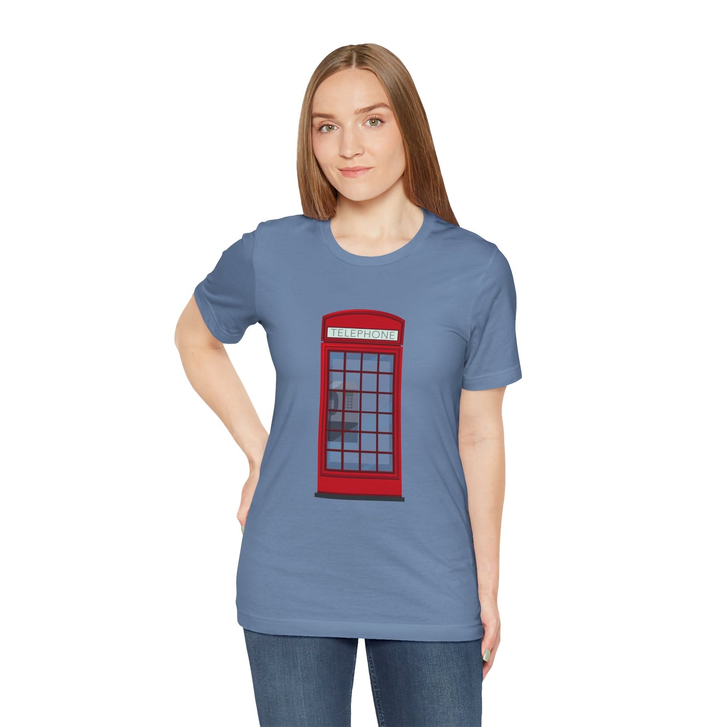 Unisex Jersey Short Sleeve Tee - British Public Telephone