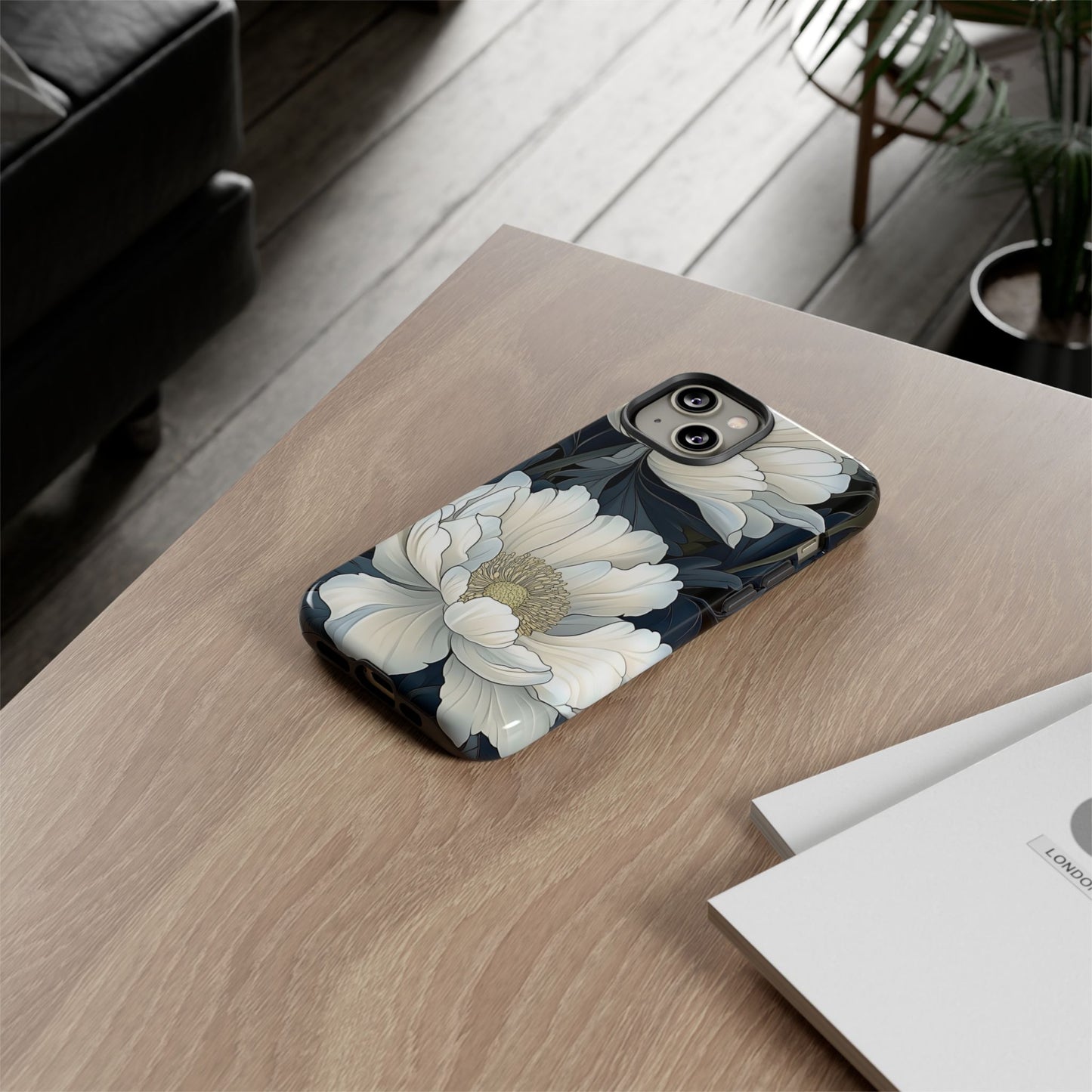Elegant Floral Phone Case, Floral iPhone Cover, Flower Art Phone Case, Eco-Friendly Mobile Protection, Tough & Stylish Phone Case