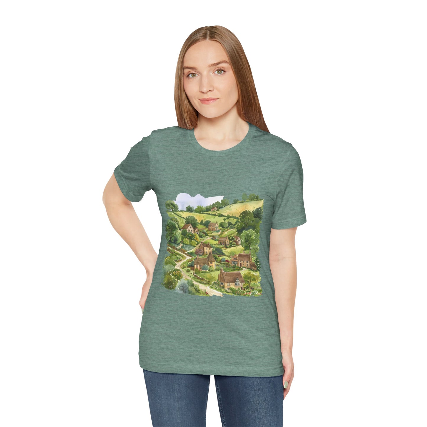 Unisex Jersey Short Sleeve Tee - Enchanting Landscapes of Britain