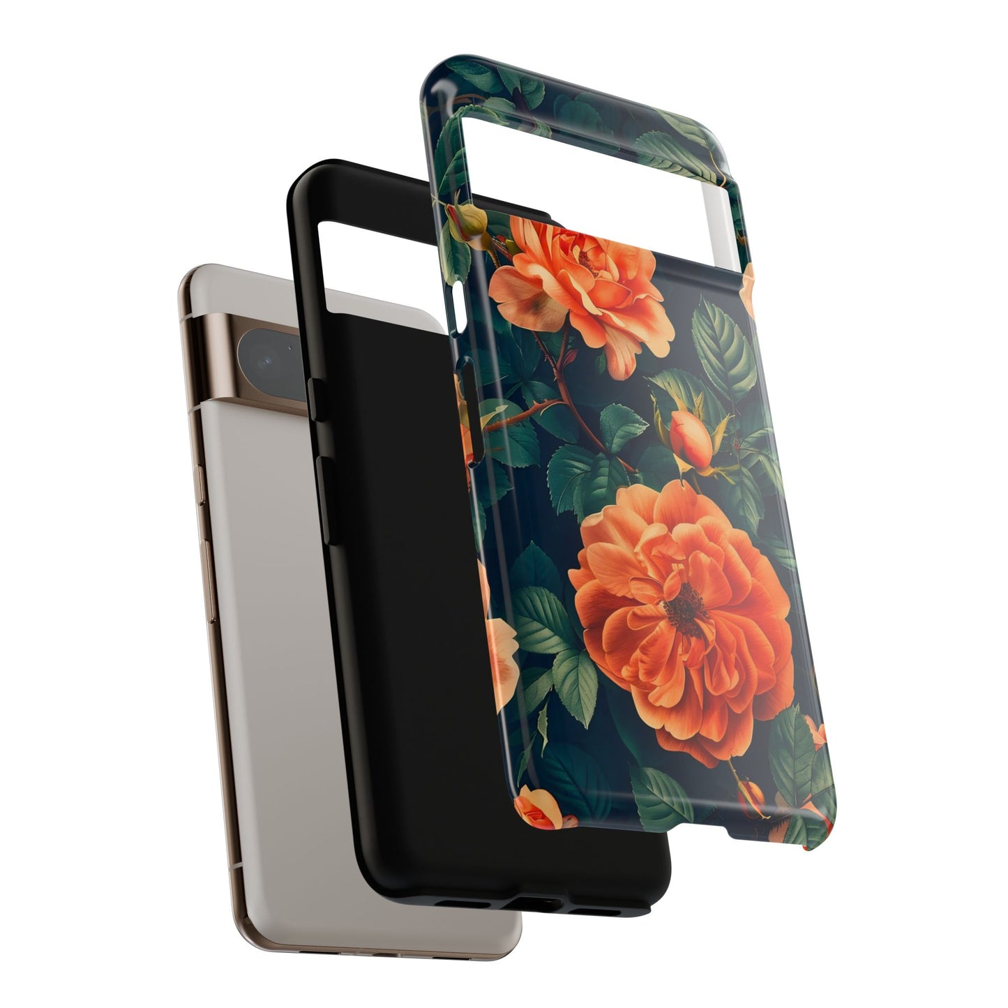 Floral Phone Case, Tough Cases for Nature Lovers, Botanical Design, Phone Protection, Gift for Her, Trending Floral Accessories