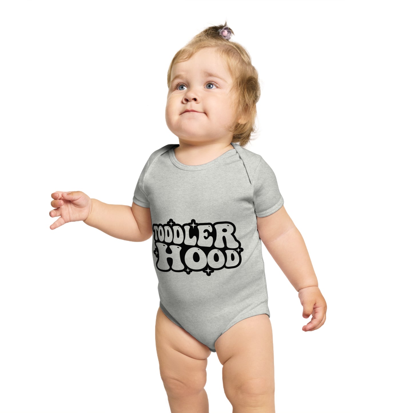 Toddler Hood Short Sleeve Baby Bodysuit - Fun and Playful Infant Outfit