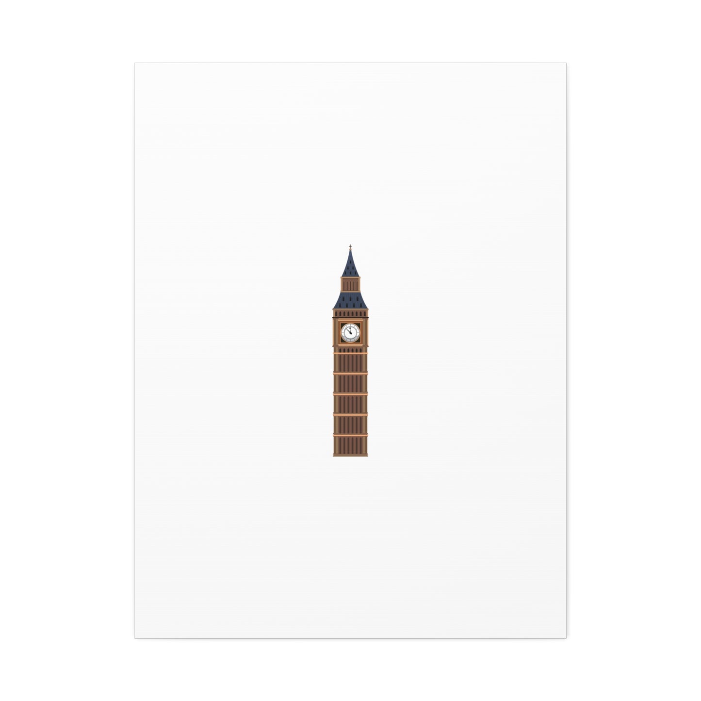 Big Ben Canvas Wall Art, Modern Home Decor, London Decor, Gift for Travel Lovers, Office Wall Art, Minimalist Art Print