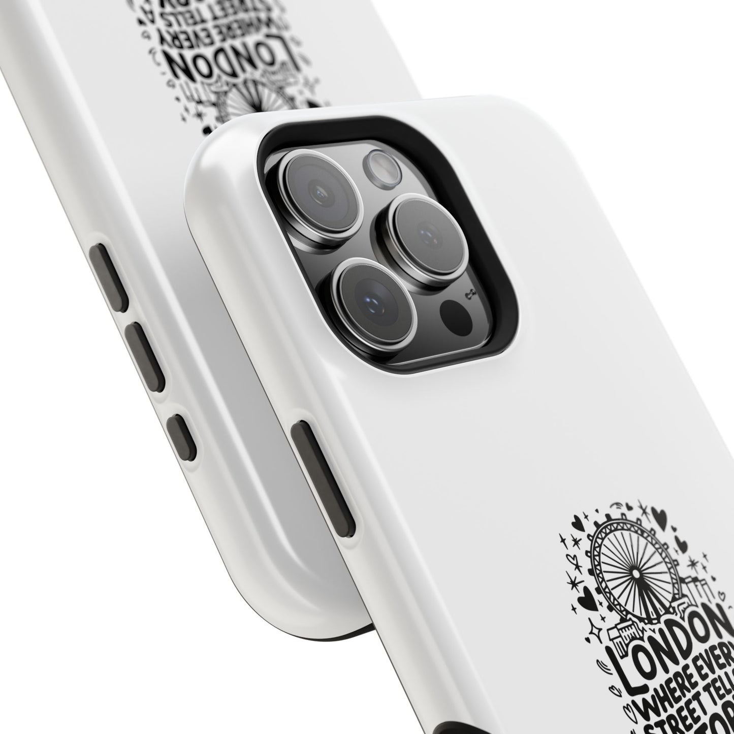 London Story Magnetic Tough Case - Unique Design for Travel Lovers