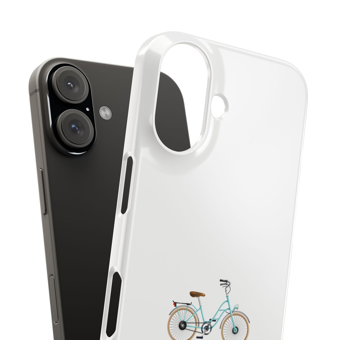 Vintage Bicycle Slim Phone Case, Phone Cover, Aesthetic Phone Accessory, Customizable Gift, Eco-Friendly Case