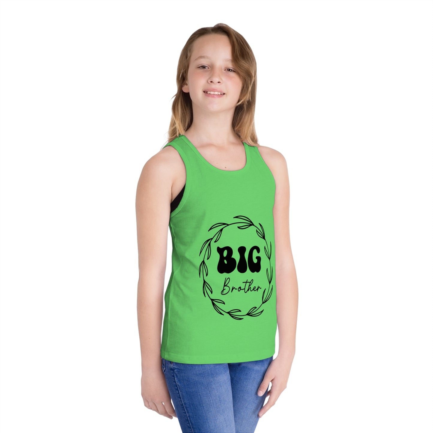Big Brother Kid's Jersey Tank Top - Perfect for New Siblings