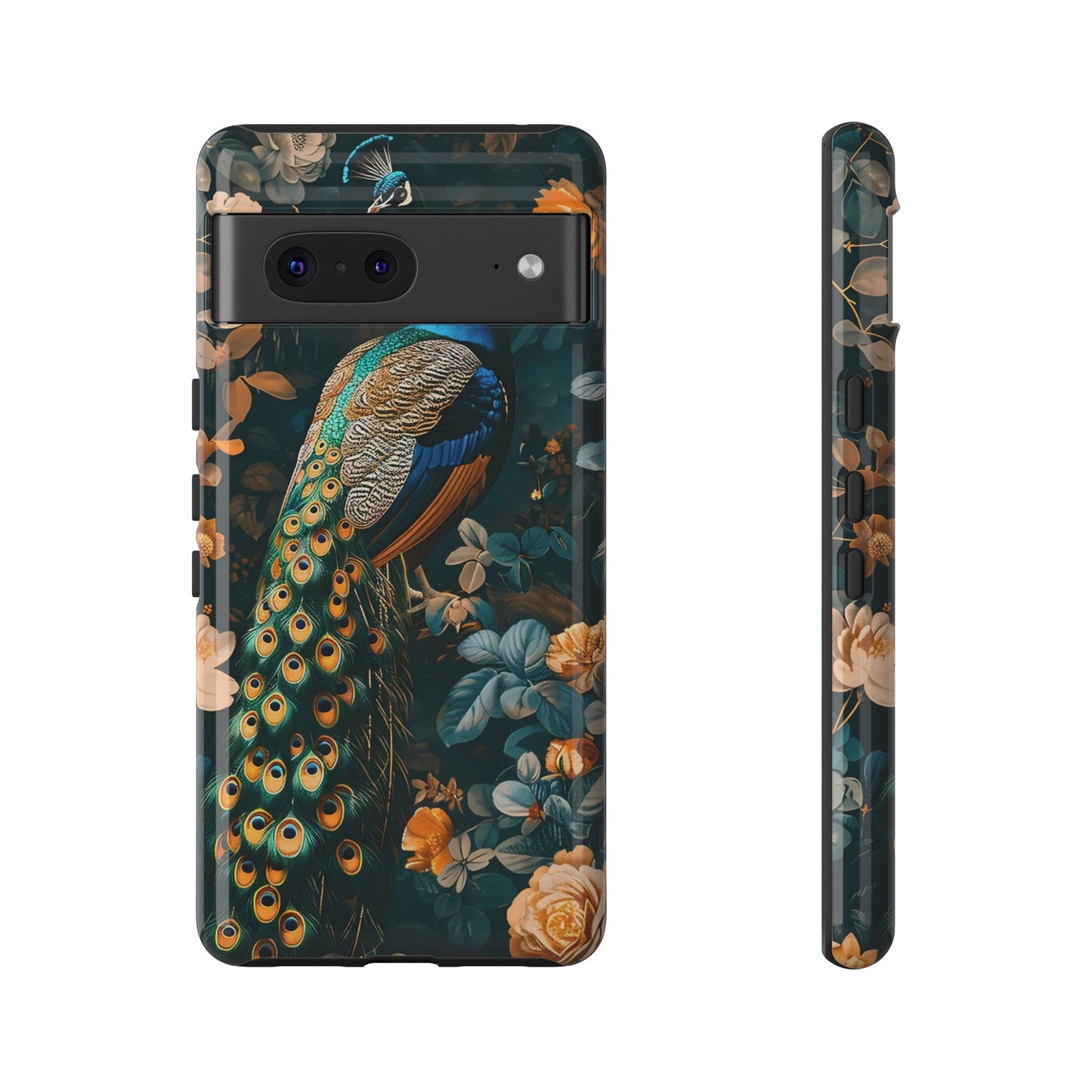 Peacock Phone Case - Elegant Floral Design, Tough Case for Protection, Unique Gift for Nature Lovers, Stylish Accessory, Eco-Friendly