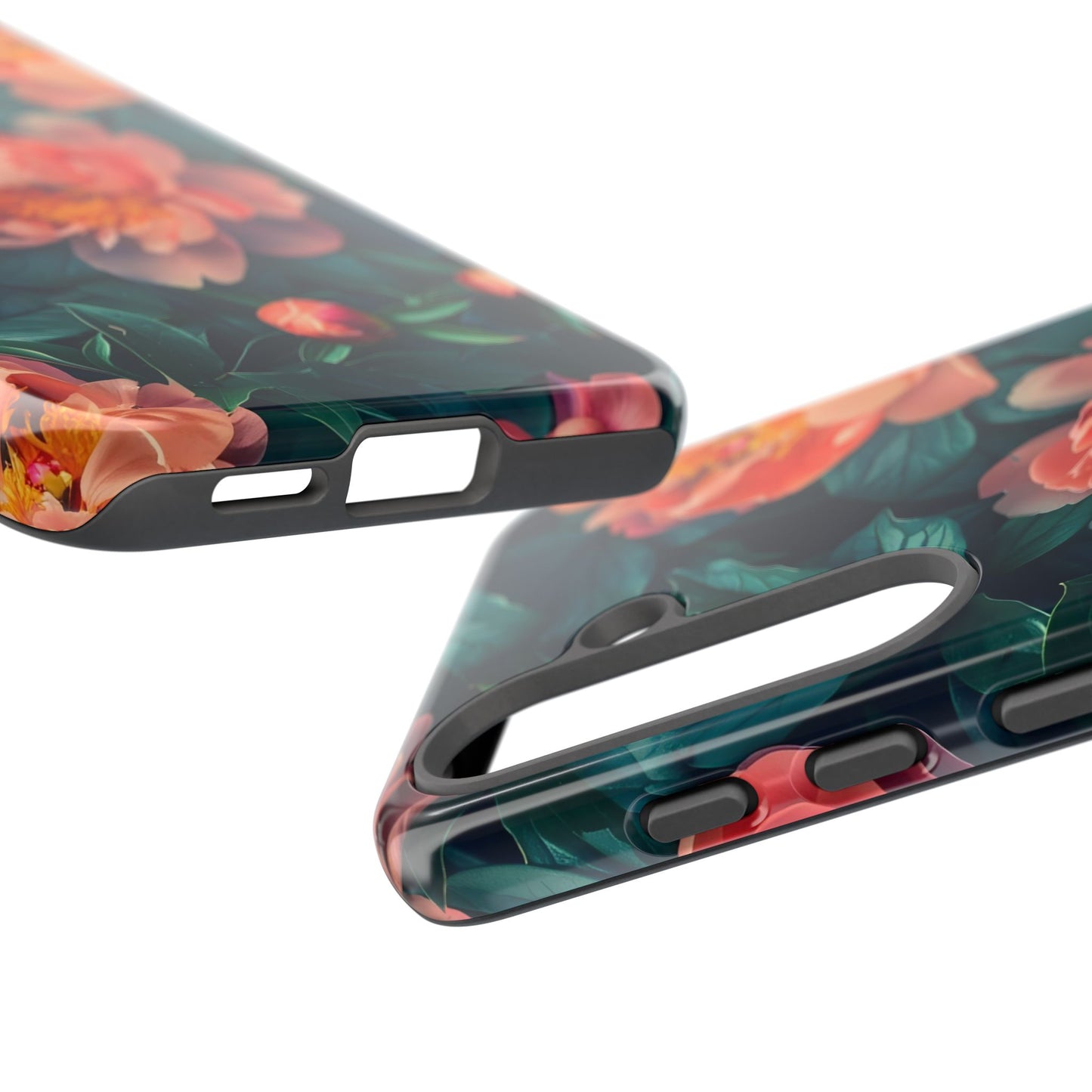 Floral Phone Case - Tough Cases, Flower Design, Botanical Art, Phone Accessory, Gift for Her, Nature Lovers