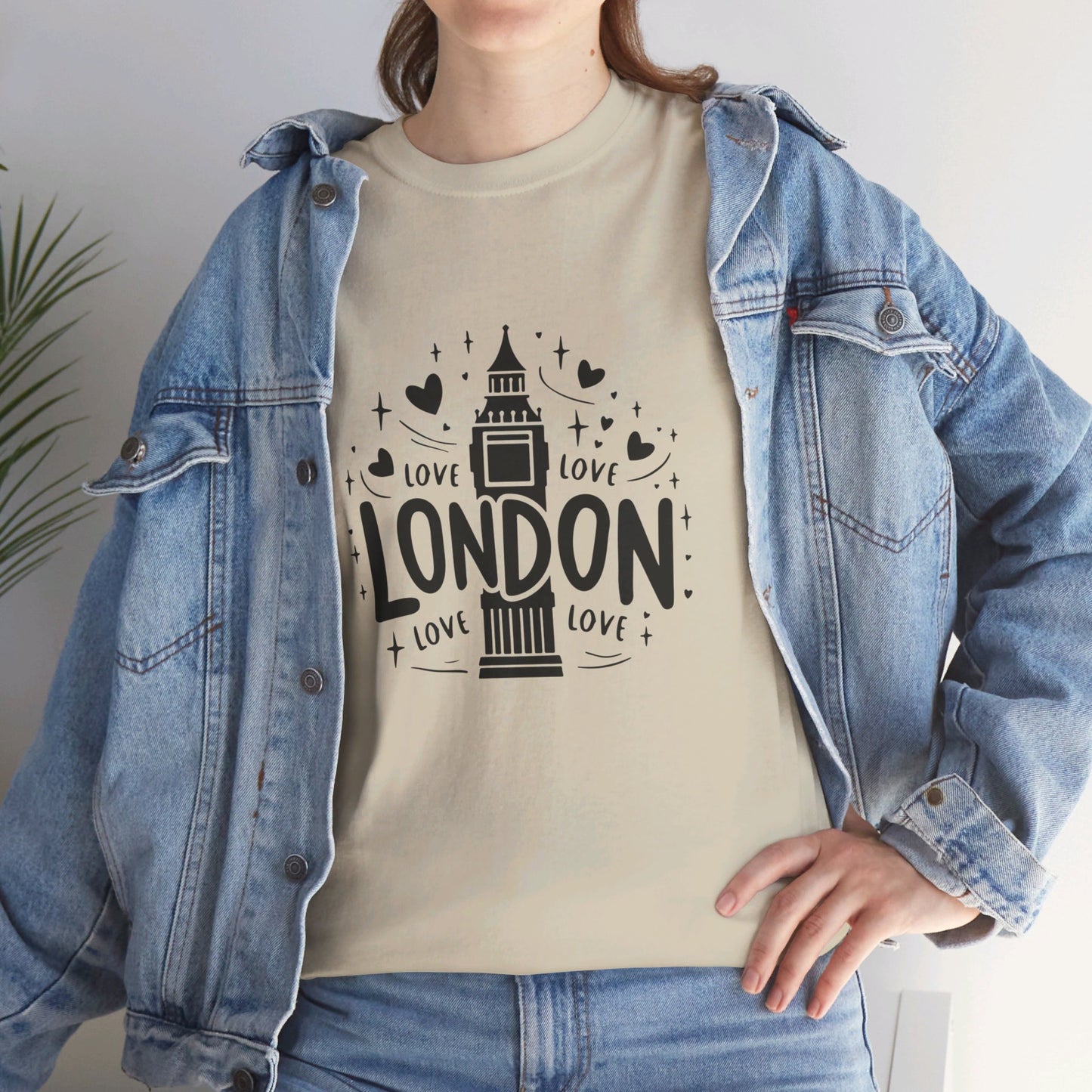 London is a Whole new Vibe Relaxed Unisex Heavy Cotton T-Shirt