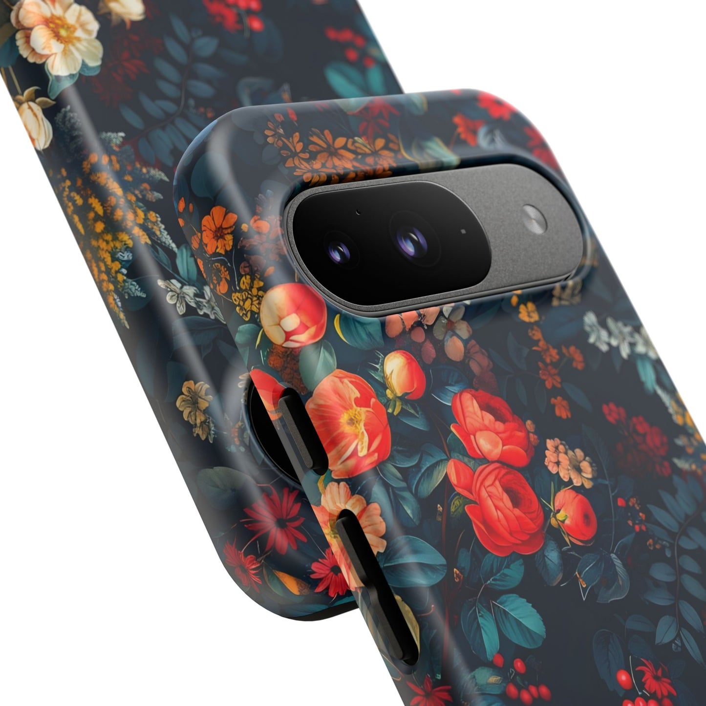 Floral Phone Case - Tough Cases, iPhone Protection, Elegant Floral Design, Gift for Her, Stylish Tech Accessory