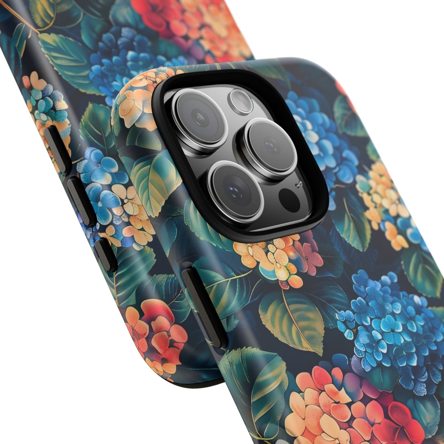Floral Phone Case, Stylish Tough Case for Gardener Gift, Flower Lover Accessory, Pretty Floral Design, Protective Case
