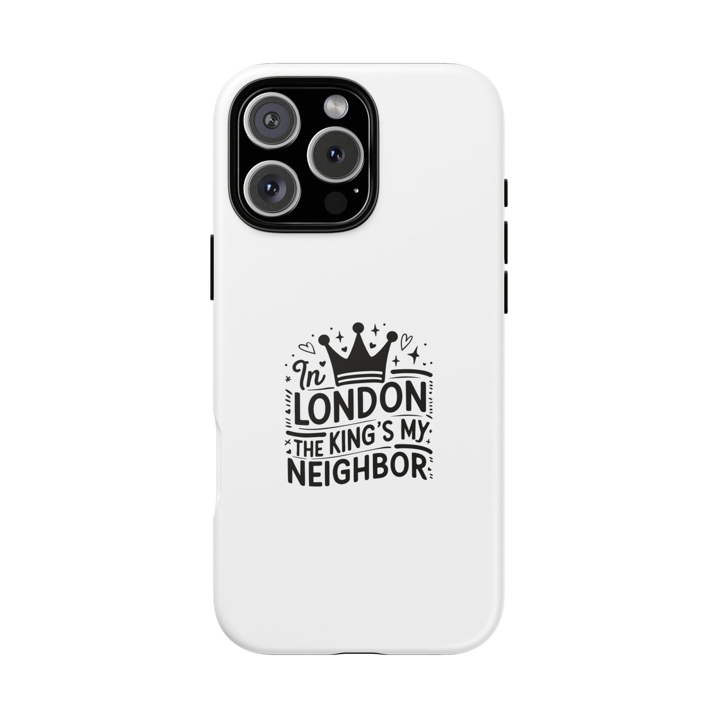 London-Themed Tough Phone Case - Chic & Stylish Protection