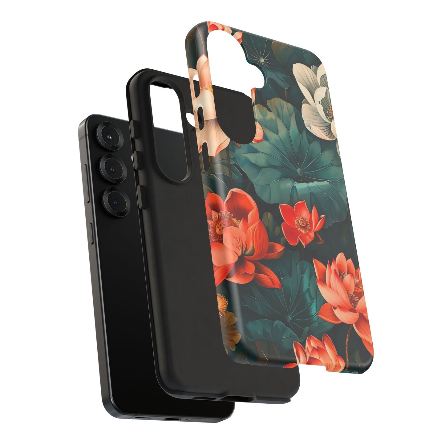 Flower Phone Case, Floral Phone Cover, Tough Case for Floral Lovers, Gift for Her, Stylish Tech Accessories