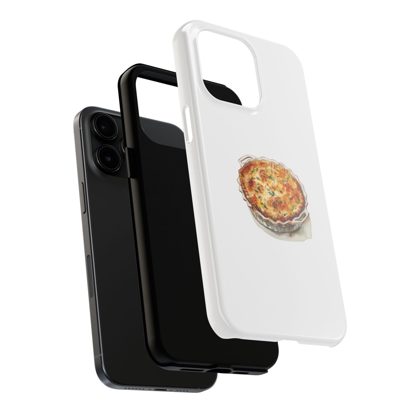 Cute Quiche Phone Case - Tough Protection for Food Lovers