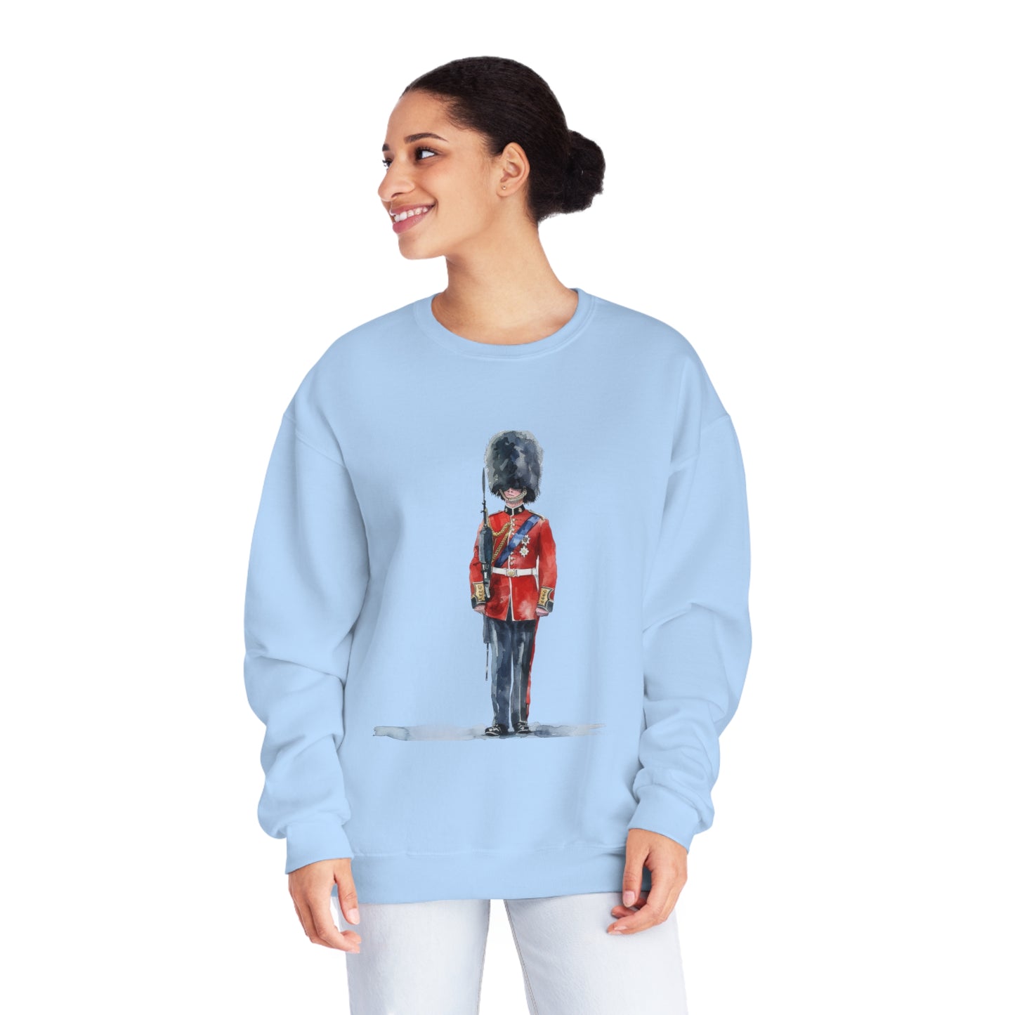 Unisex NuBlend® Crewneck Sweatshirt - British Royal Guard - Iconic Symbol of Tradition and Honor