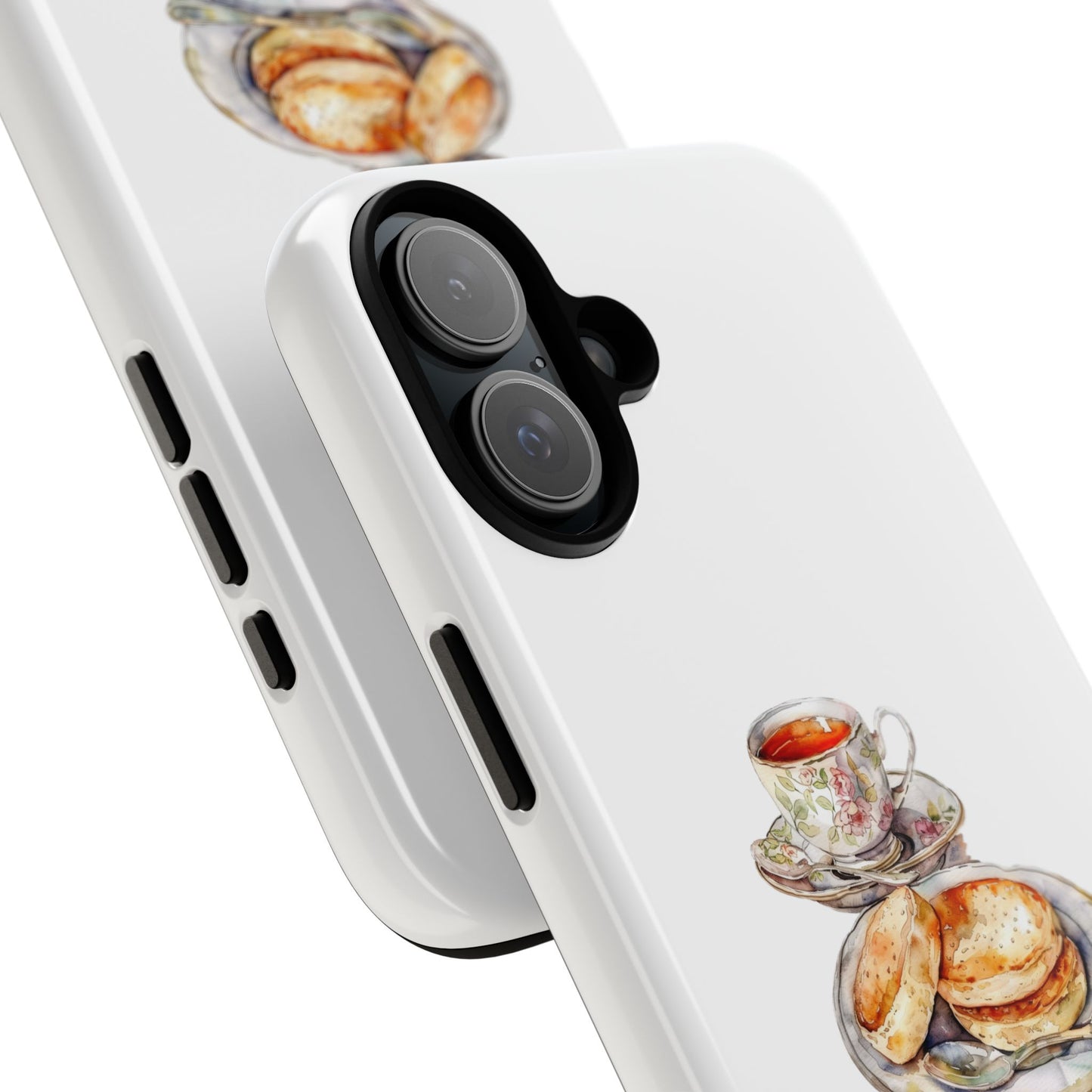 Elegant Tea & Cookies Phone Case - Tough Cases for Tea Lovers