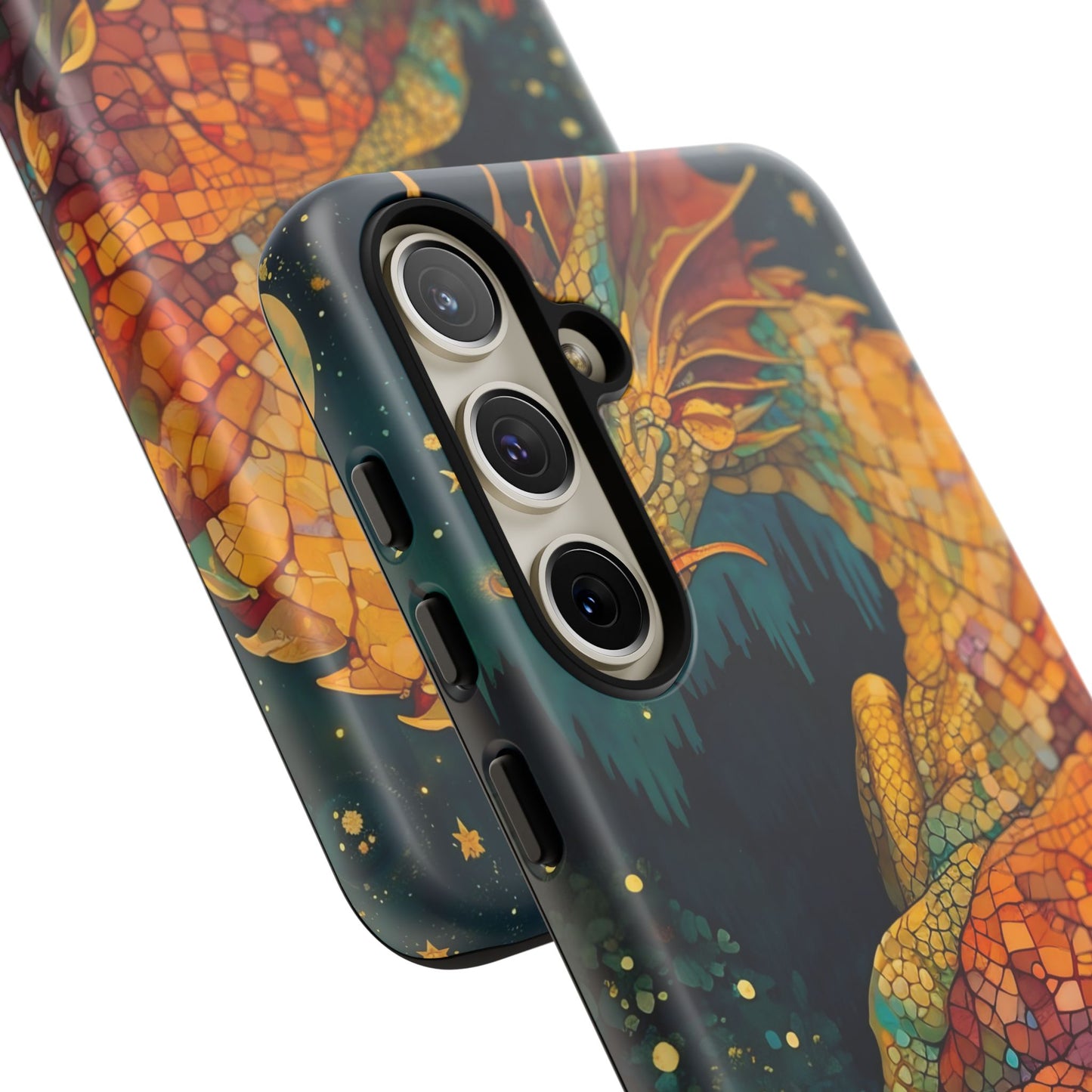 Dragon Art Phone Case, Tough Phone Cover, Fantasy Gift, Unique Mobile Accessory, Dragon Lover Gift, Stylish Protection