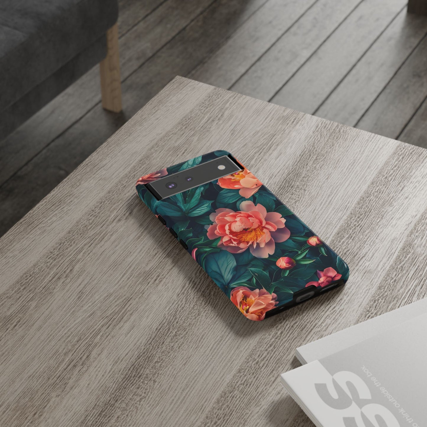 Floral Phone Case - Tough Cases, Flower Design, Botanical Art, Phone Accessory, Gift for Her, Nature Lovers