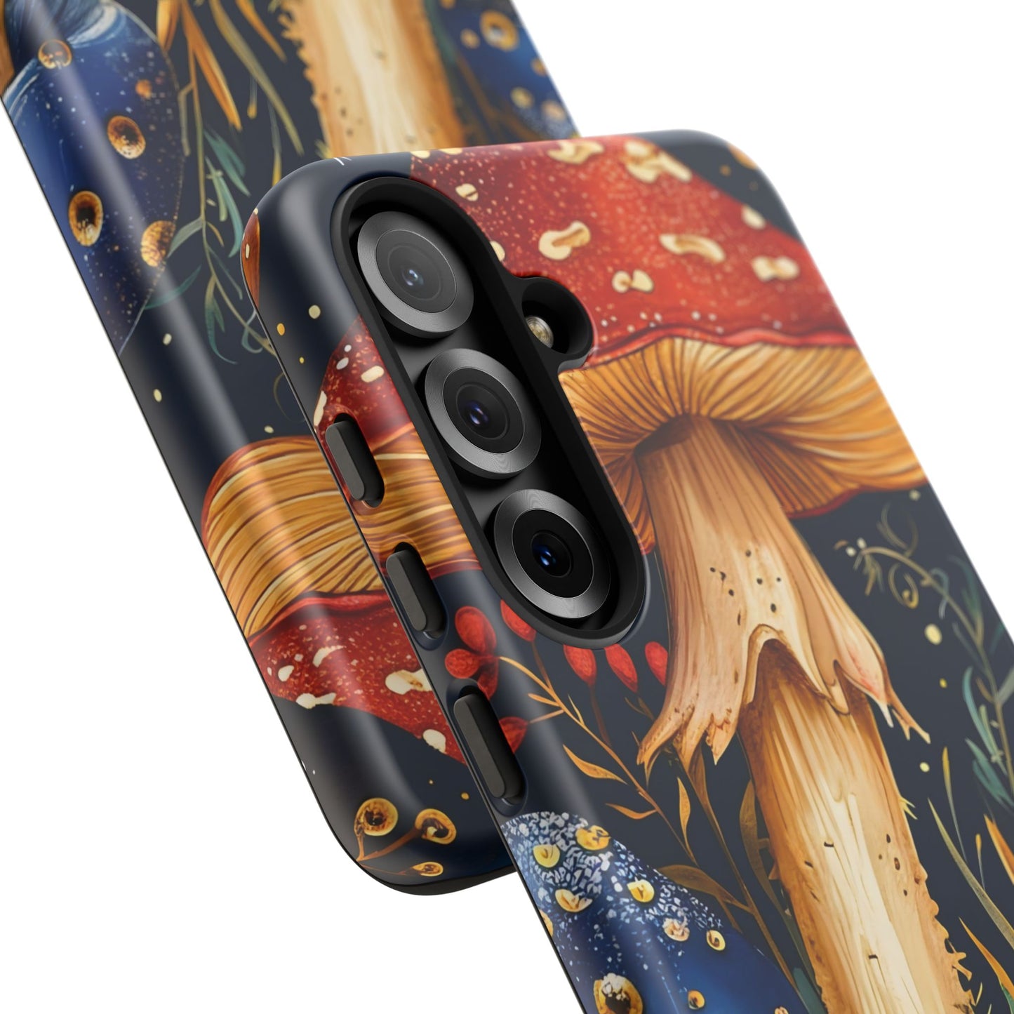 Mushroom Phone Case with Nature Design, Tough Phone Cover, Eco-Friendly Case, Gift for Nature Lovers, Unique Phone Accessory