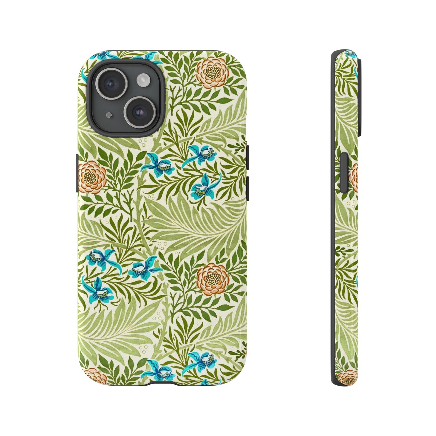 Tough Cases Phone Case, Botanical Print Phone Cover, Floral Smartphone Accessory, Nature-Inspired Tech Gear, Gift for Plant Lovers