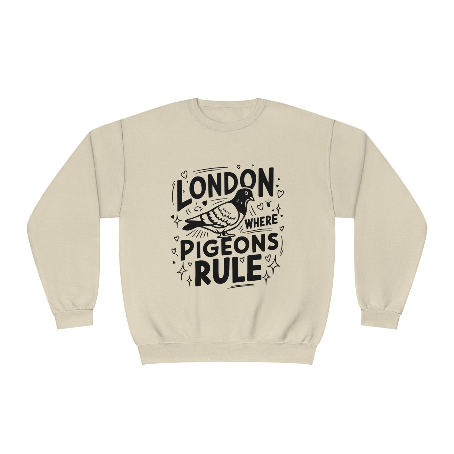 Unisex NuBlend® Crewneck Sweatshirt - Pigeons rule in London