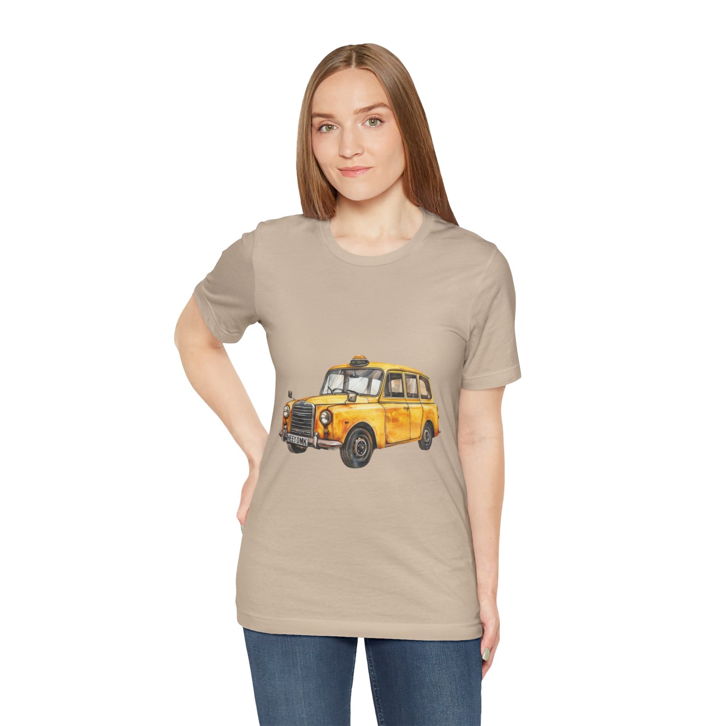 Unisex Jersey Short Sleeve Tee - Trendy British Vintage Car