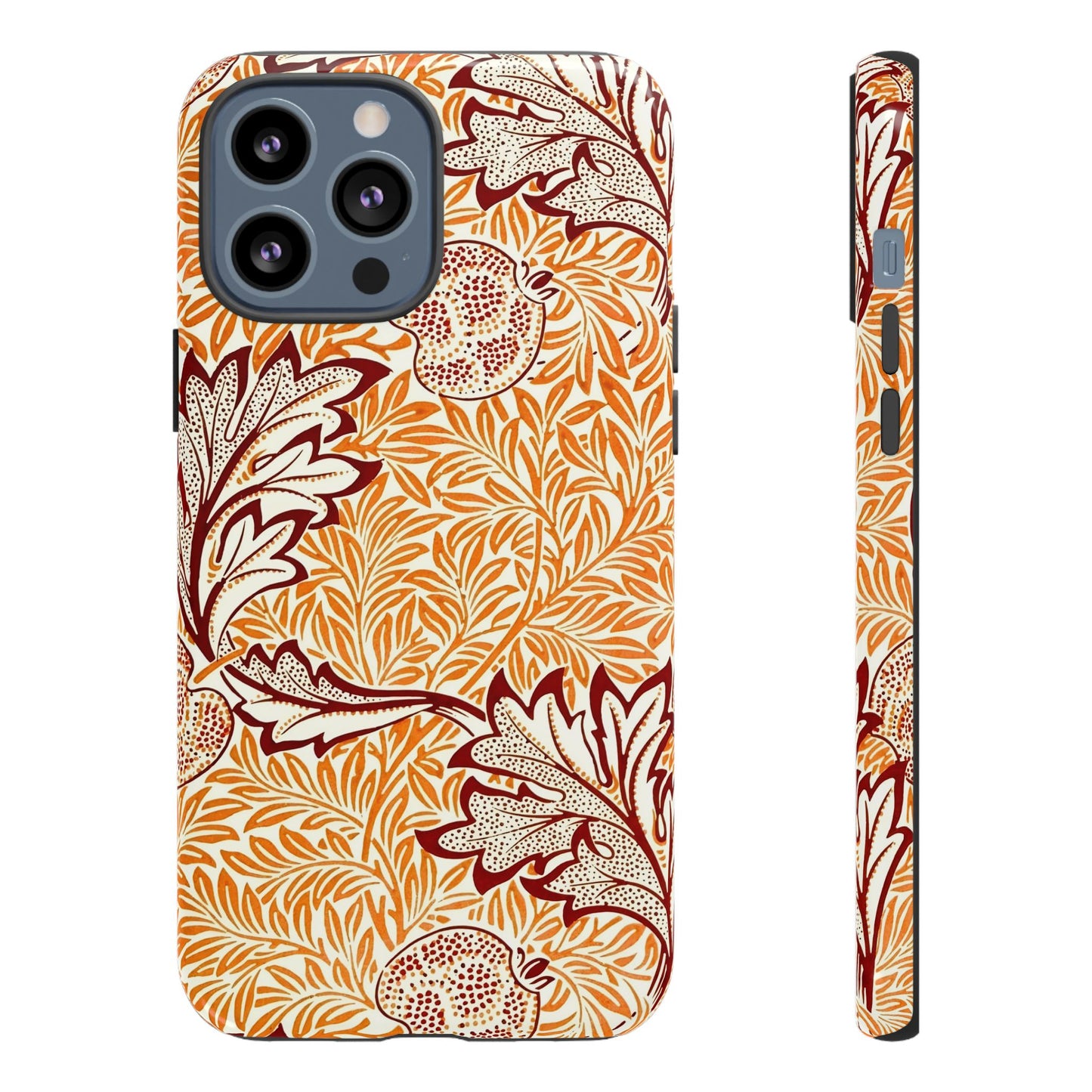Stylish Phone Case, Tough Cases with Floral Design, Protective Cover, Gift for Her, Cute Phone Accessory