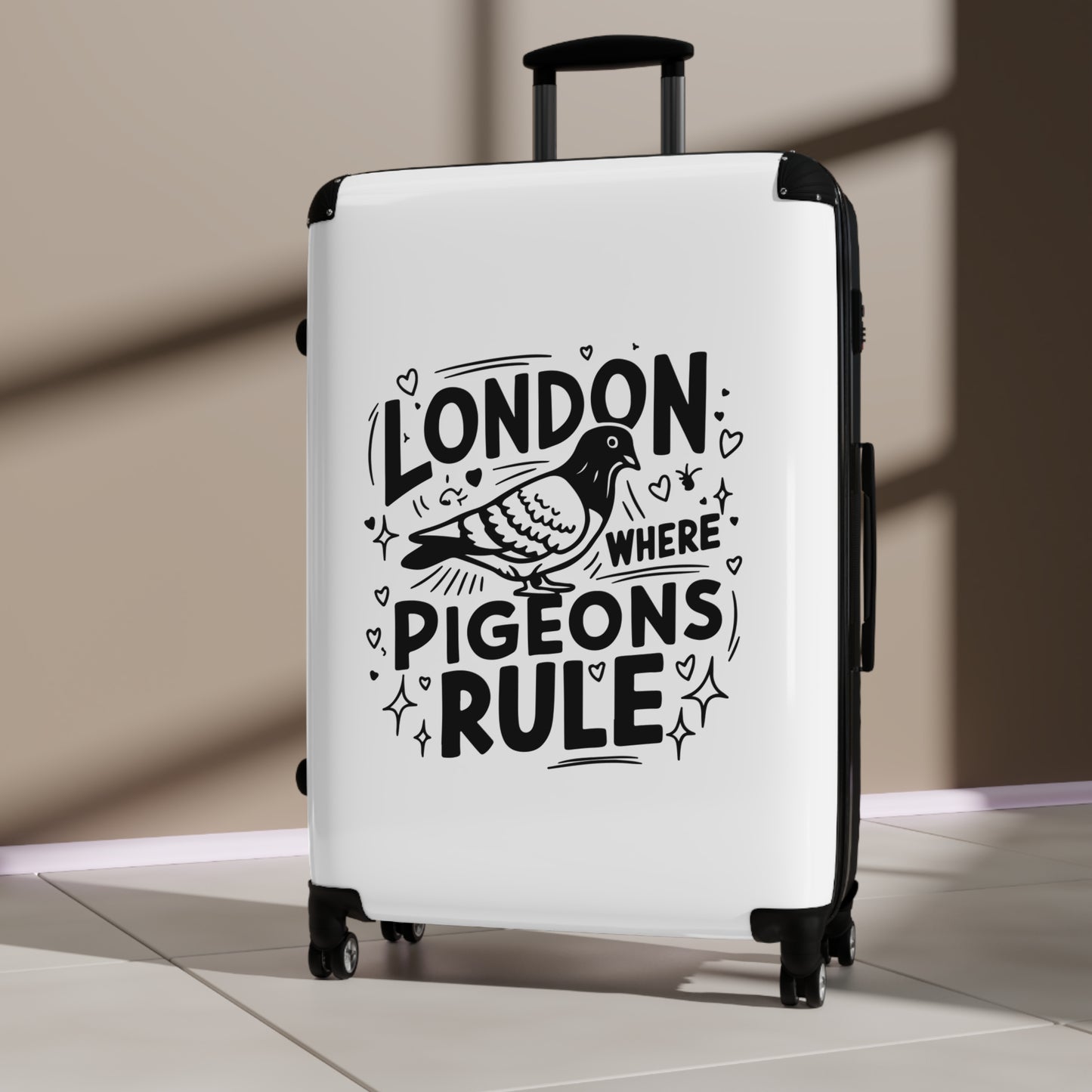 Pigeons Rule in London - Suitcase