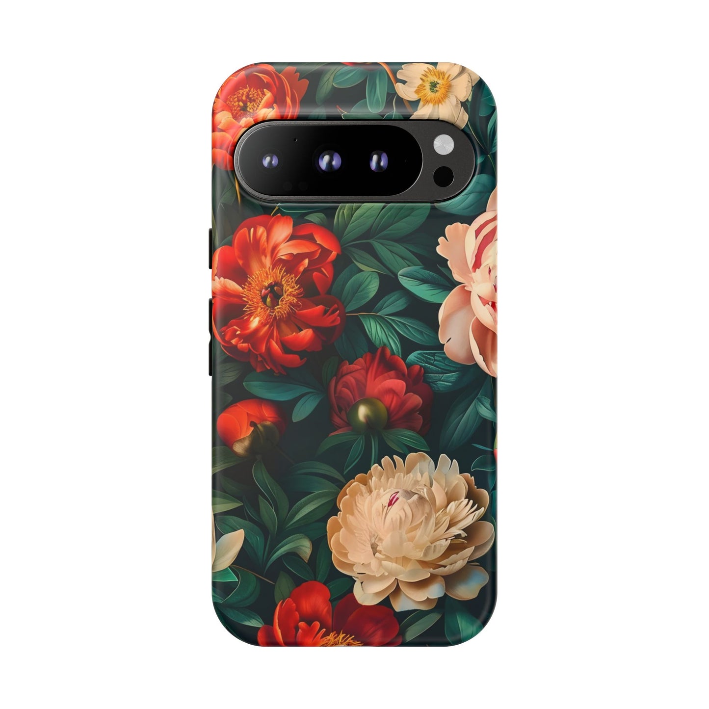 Floral Phone Case - Tough Cases, Vibrant Protection, Gift for Her, Cute Floral Design, Trendy Accessory, Perfect for Spring