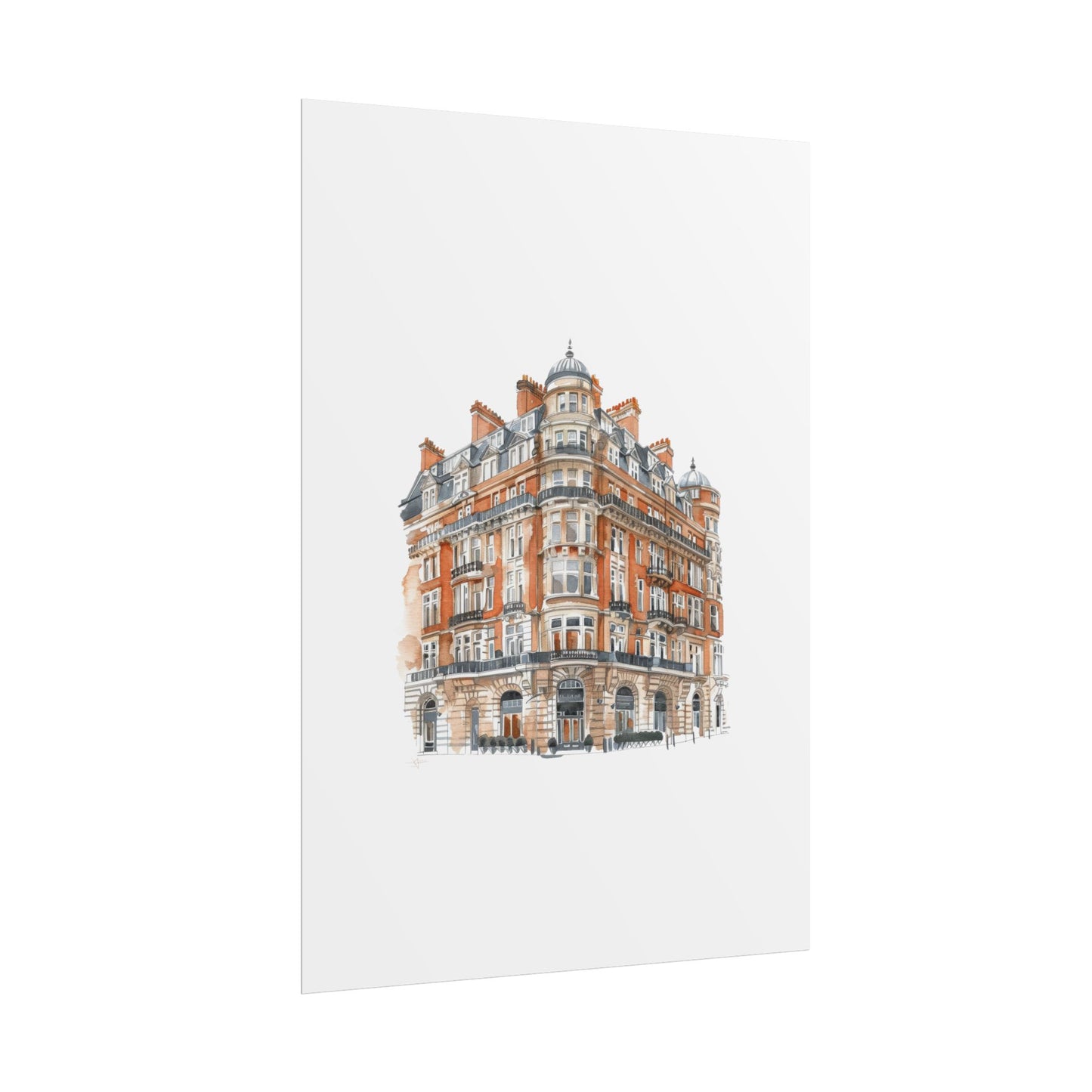 Elegant Architectural Rolled Posters, Art Prints for Home Decor, Gift for Housewarming, Wall Art for Living Room, Unique Art Decor