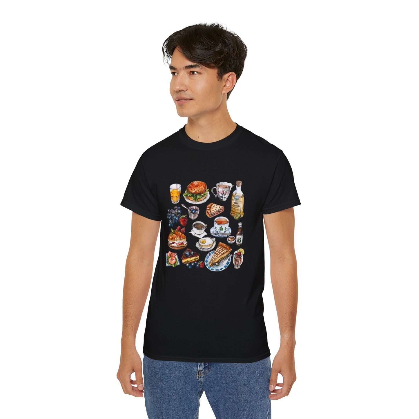 Unisex Ultra Cotton Tee - Retro English Icons