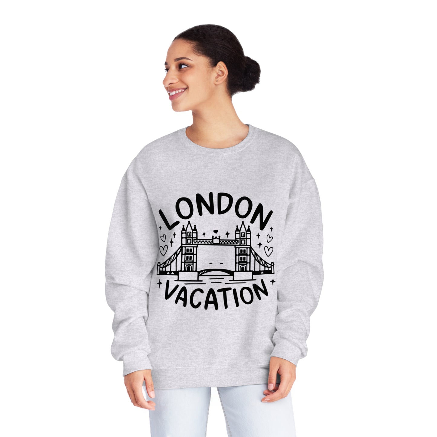 Unisex NuBlend® Crewneck Sweatshirt - London's Cozy Vacation