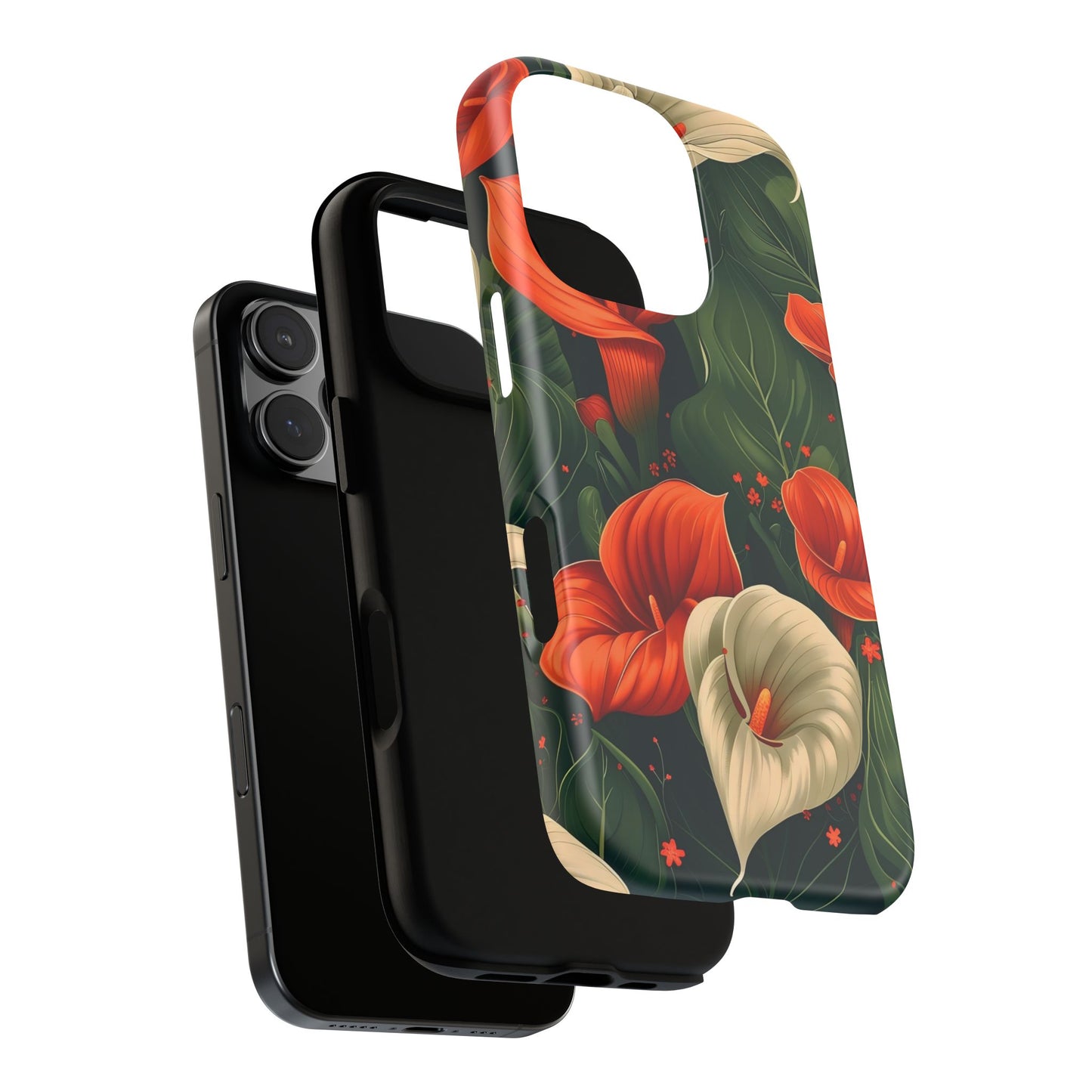 Floral Phone Case, Tough Cases for Stylish Protection, Gift for Her, Nature Lovers, Phone Accessories, Trendy Tech