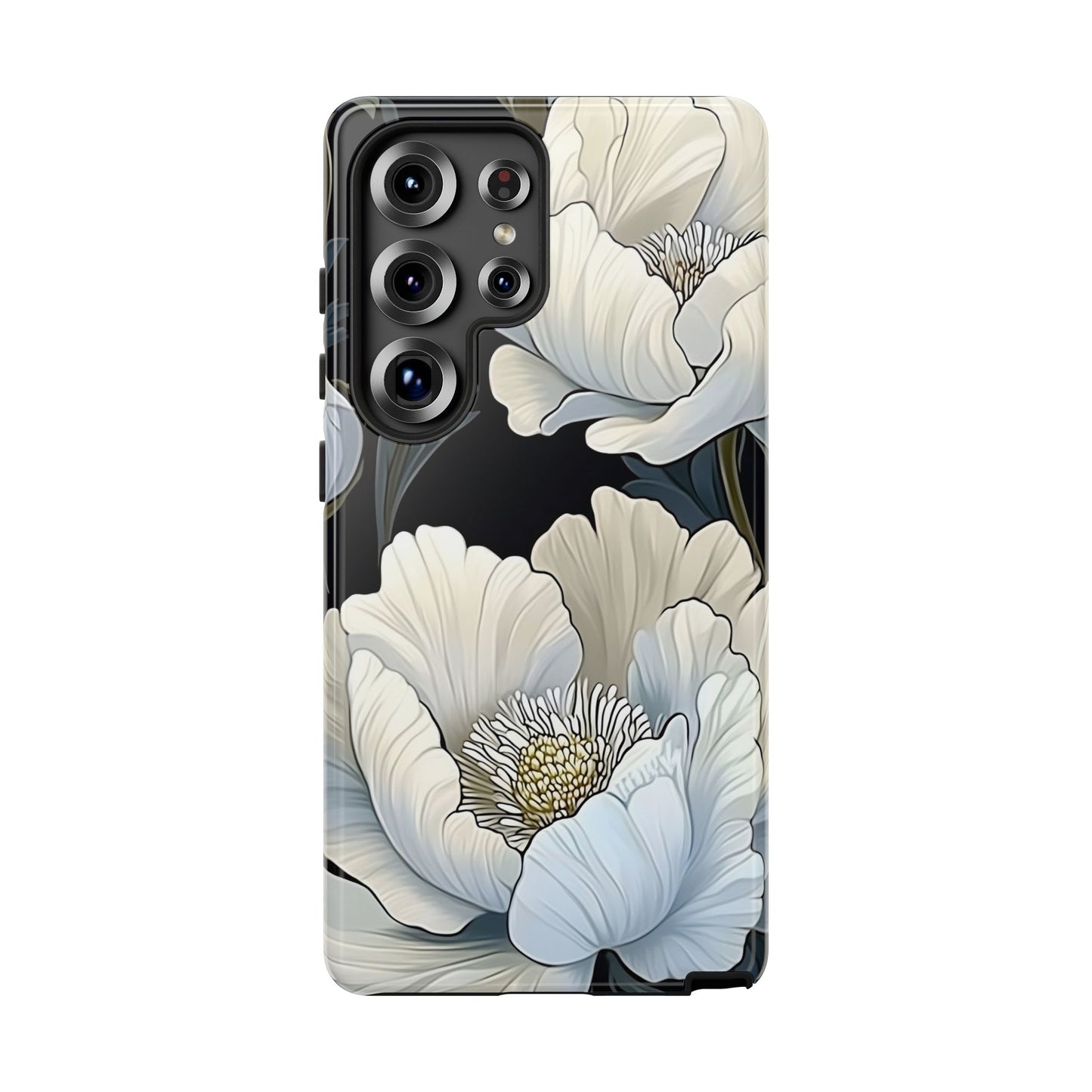 Floral Phone Case, Tough Cases for Women, Stylish Phone Cover, Floral Design Phone Protector, Nature Inspired Tech Accessories