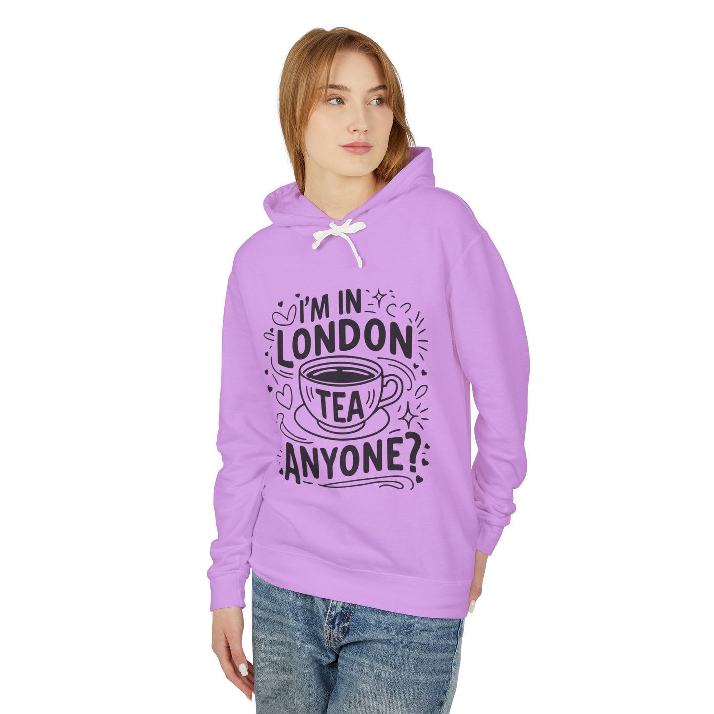 Unisex Lightweight Hooded Sweatshirt - London's Nostalgic Tea