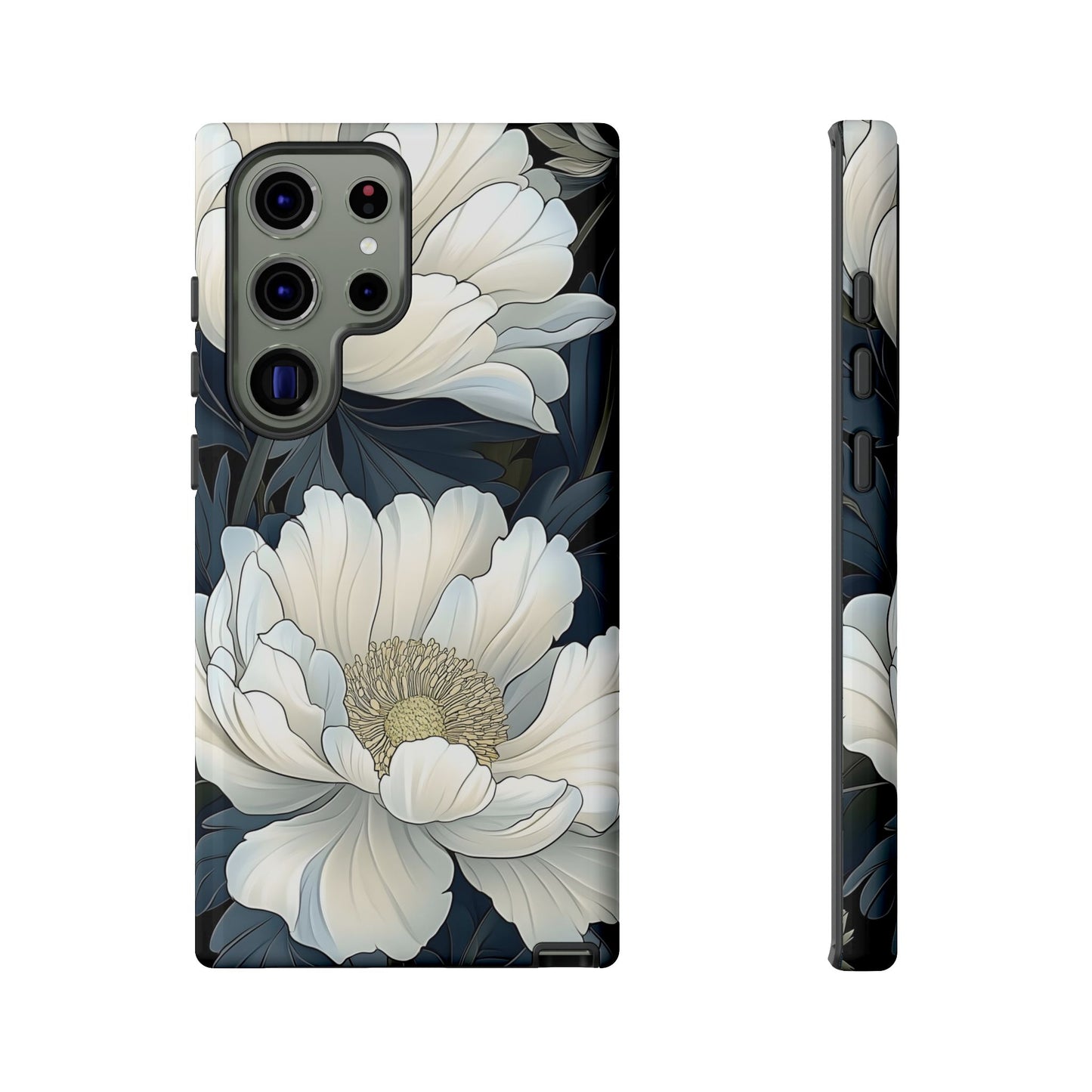 Elegant Floral Phone Case, Floral iPhone Cover, Flower Art Phone Case, Eco-Friendly Mobile Protection, Tough & Stylish Phone Case