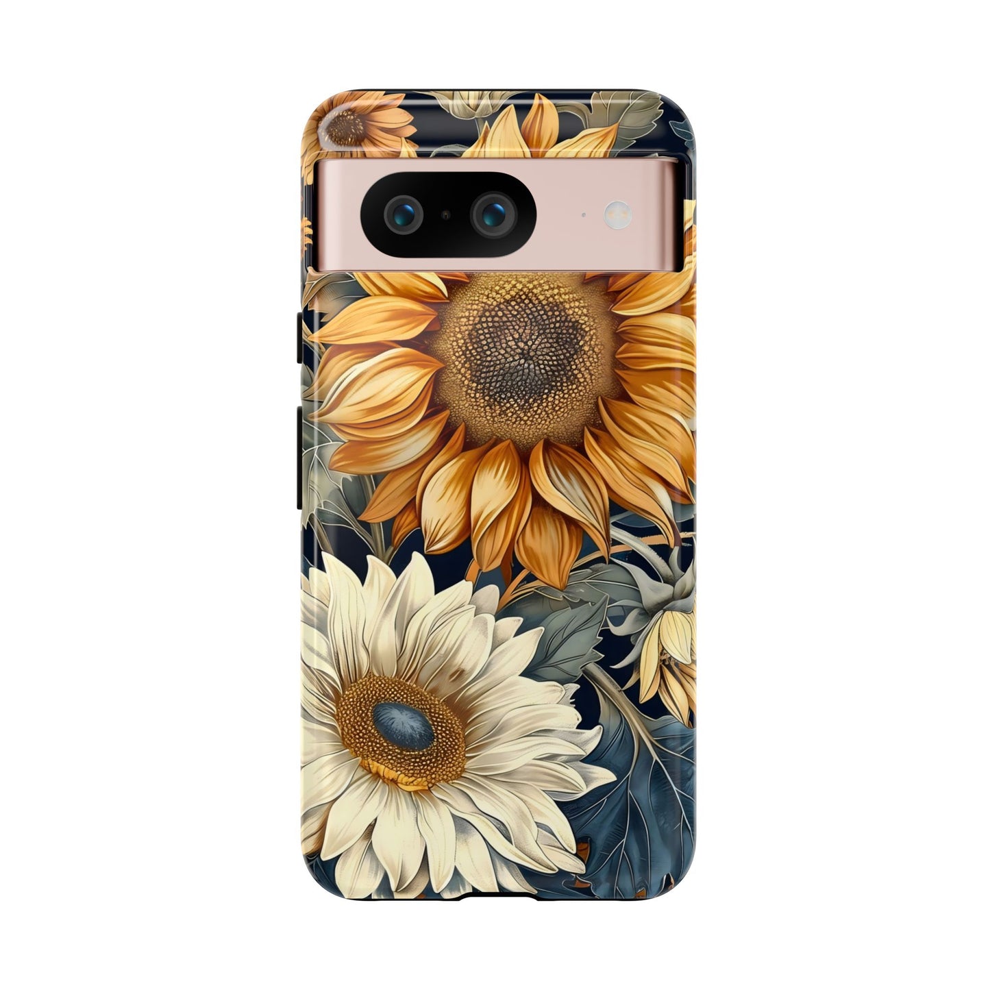 Sunflower Phone Case, Floral Tough Phone Cover, Gift for Nature Lovers, Phone Accessories, Sunflower Gifts