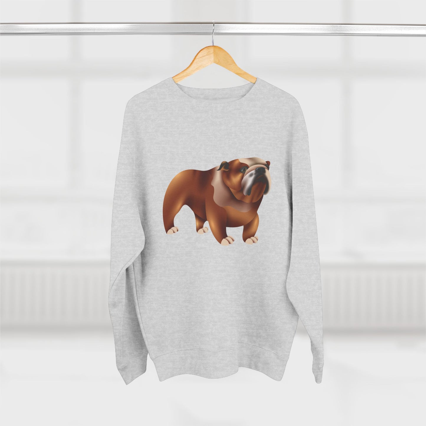 Unisex Crewneck Sweatshirt - Adorable British Dog