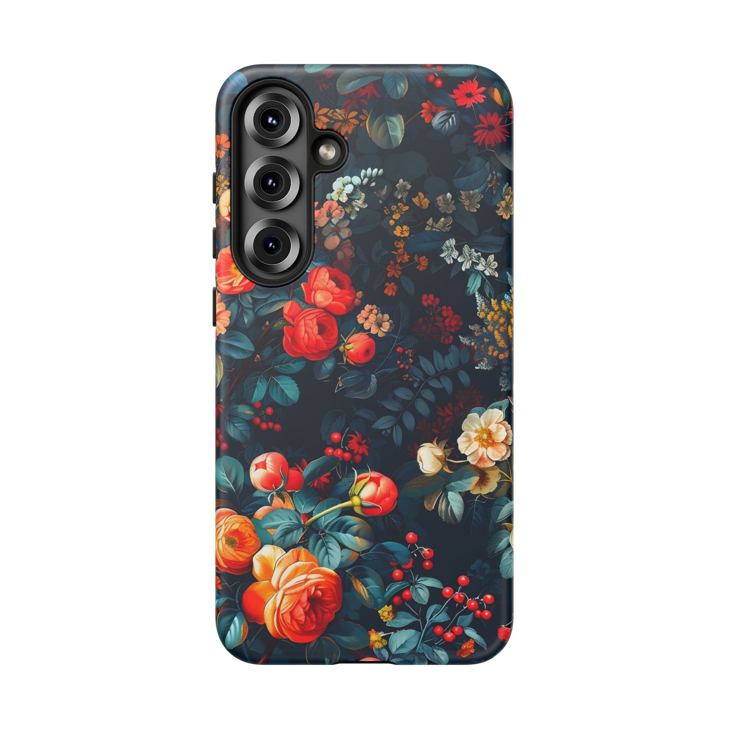 Floral Phone Case - Tough Cases, iPhone Protection, Elegant Floral Design, Gift for Her, Stylish Tech Accessory
