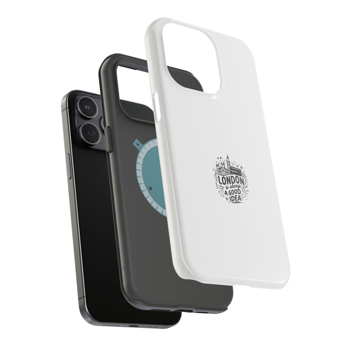 London Good Idea Magnetic Phone Case, Travel Accessories, Unique Gift, Phone Cover, London Souvenir, Custom Case