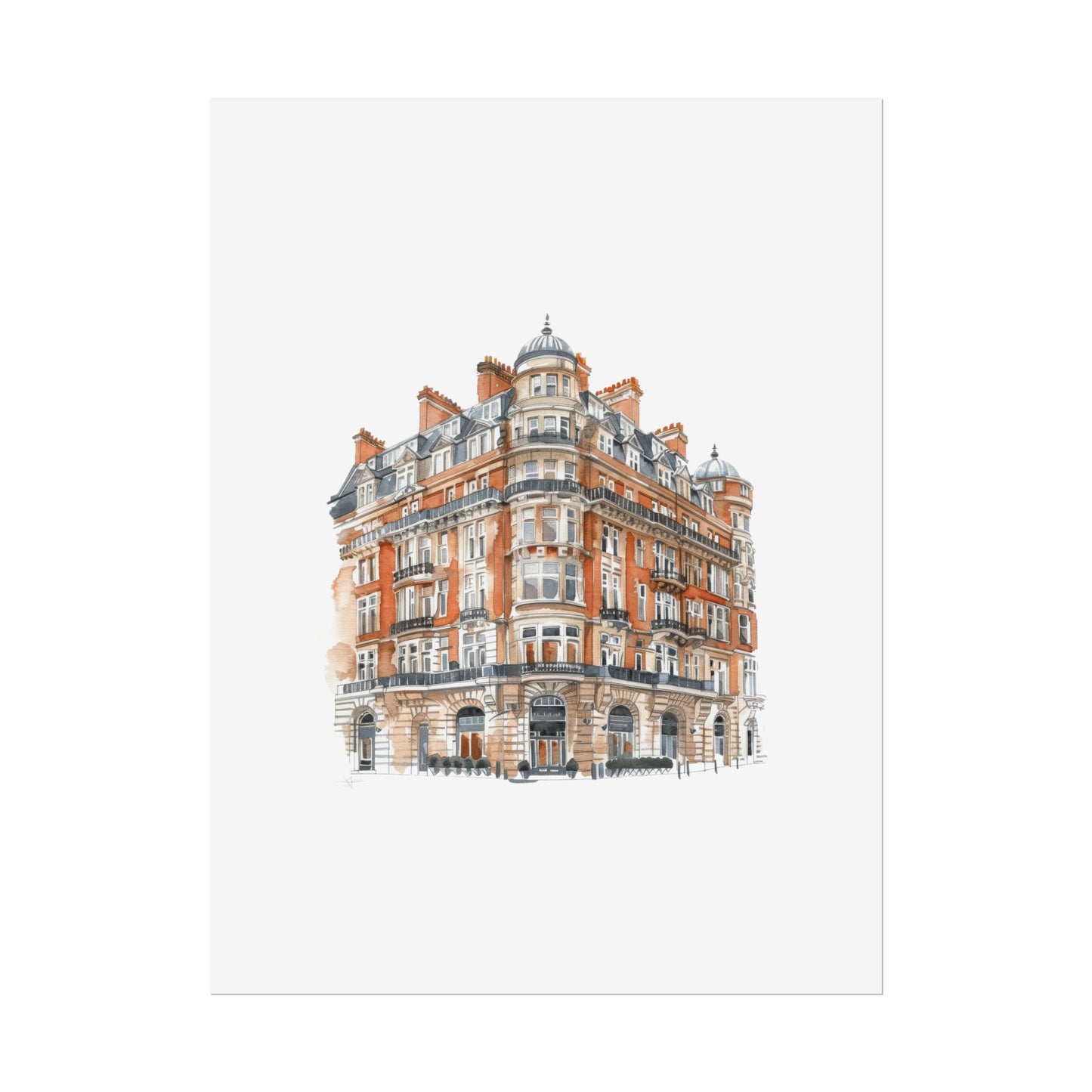 Elegant Architectural Rolled Posters, Art Prints for Home Decor, Gift for Housewarming, Wall Art for Living Room, Unique Art Decor