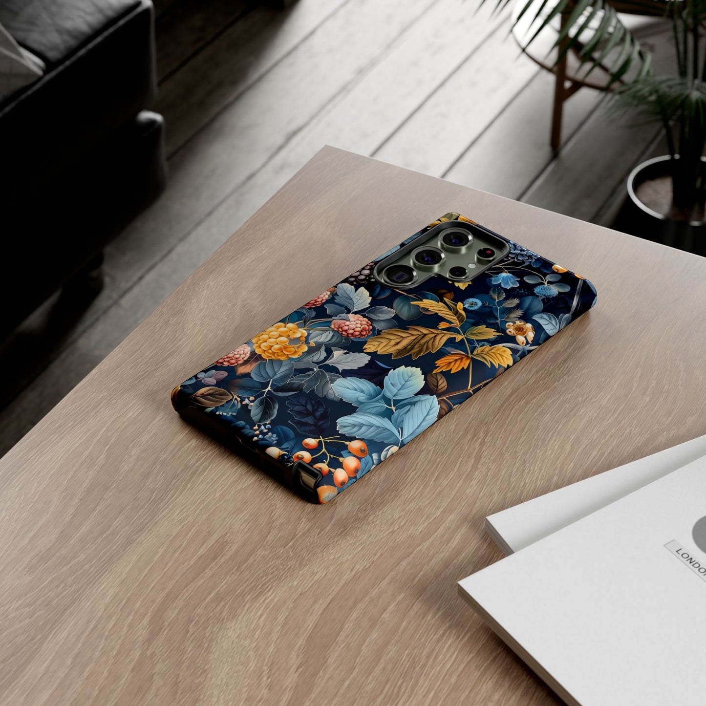 Floral iPhone Case, Tough Phone Cover, Nature-inspired Accessory, Gift for Her, Trendy Protection Case